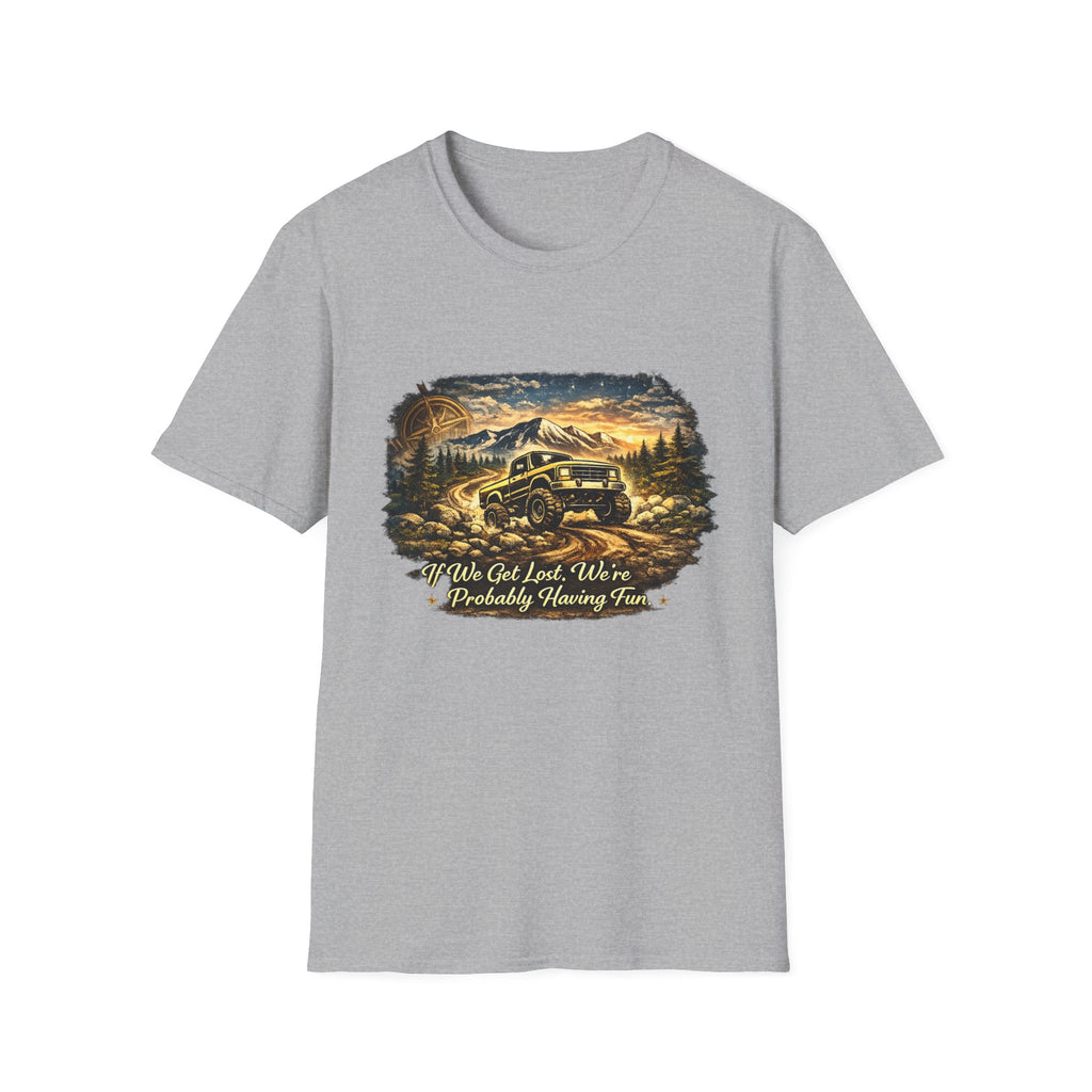 Off-Road Adventure T-Shirt – 'We’ve Got Lost, We’re Probably Having Fun' Scenic Truck Tee