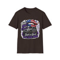 Jeep Hair Don't Care T-Shirt — American Flag Lips Off-Road Truck Tee