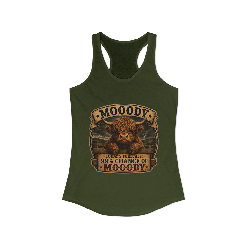 Mooody Highland Women's Ideal Racerback Tank