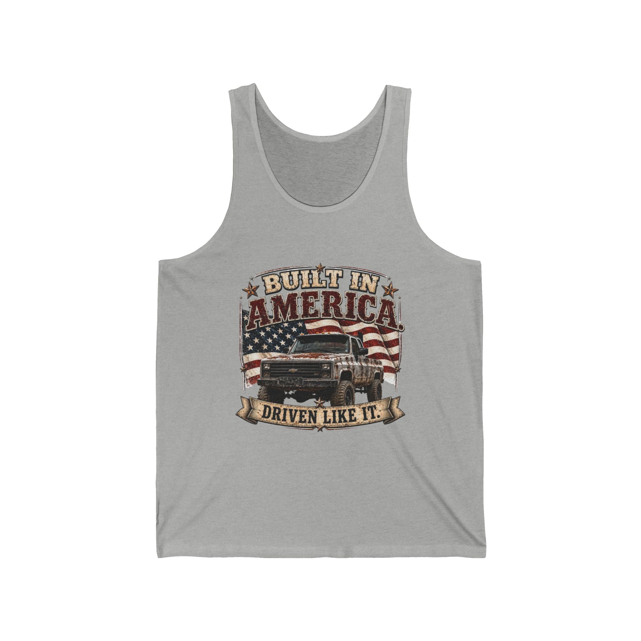 Built In America Chevy Truck Jersey Tank