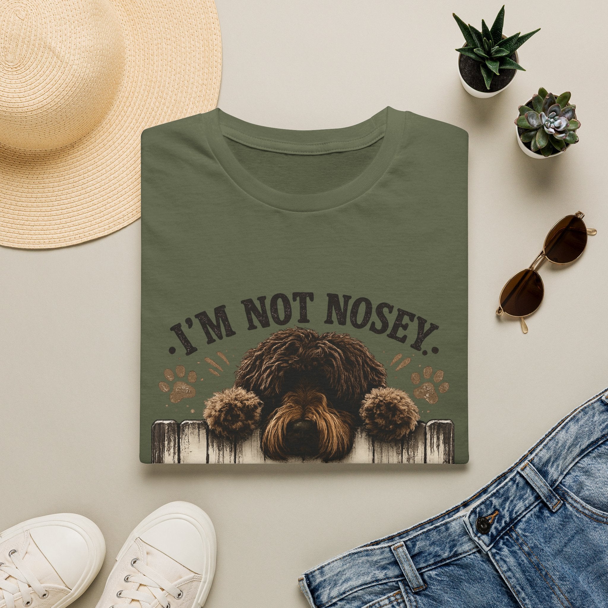 'I'm Not Nosey I'm the Neighborhood Security System' - Unisex Softstyle T-Shirt