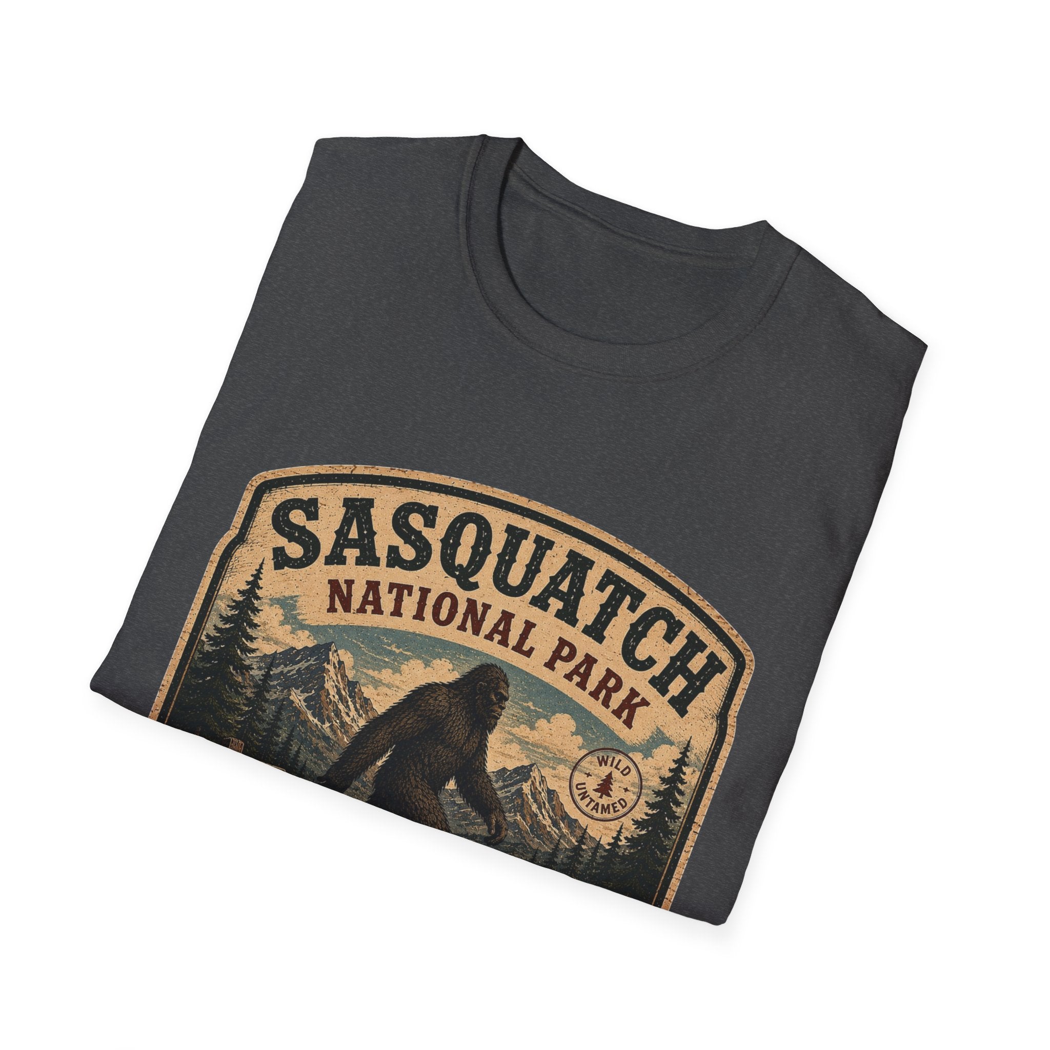Sasquatch National Park T-Shirt — "Population: Maybe" Vintage Bigfoot Tee