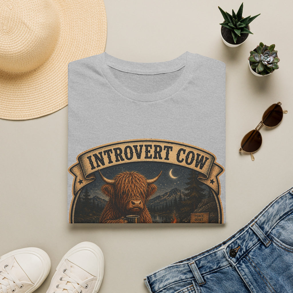 Inrovert Highland Cow Unisex Softstyle T-Shirt