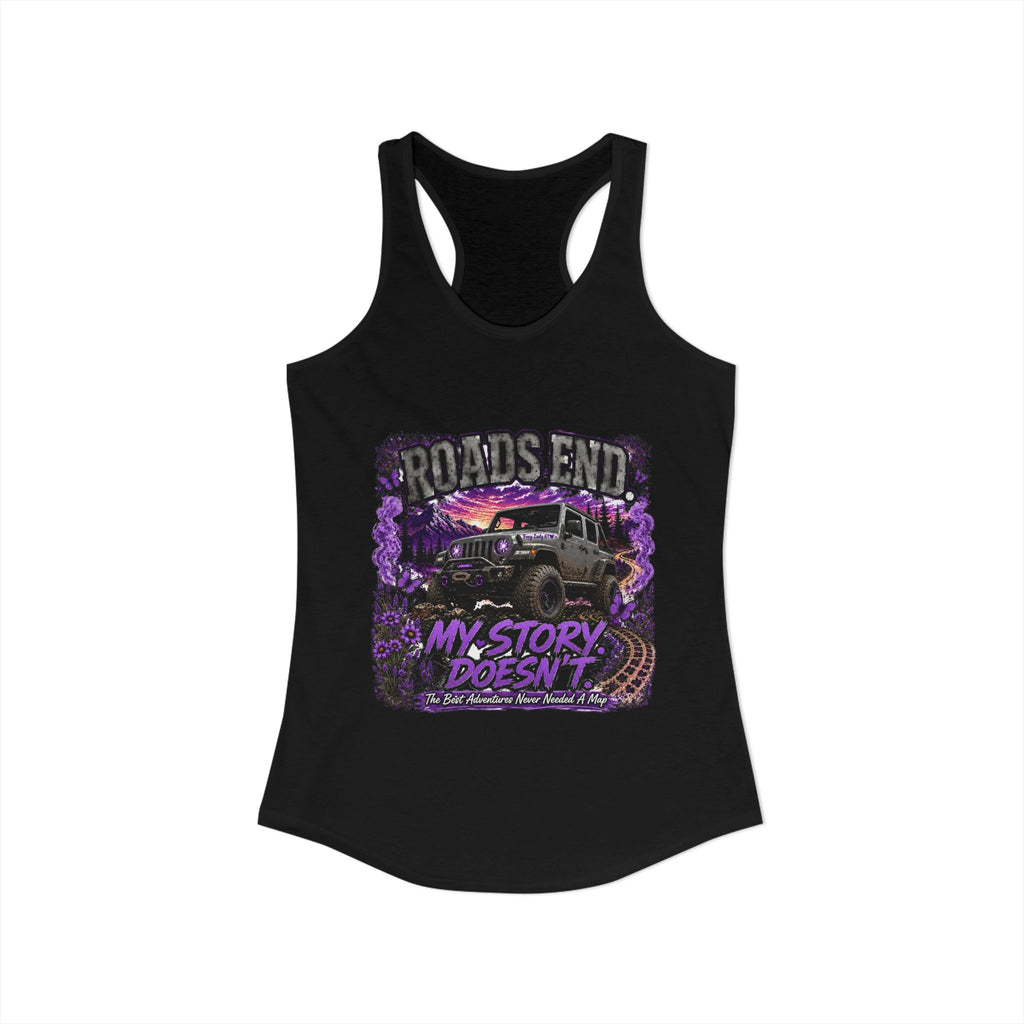 Roads End Jeep Women's Ideal Racerback Tank