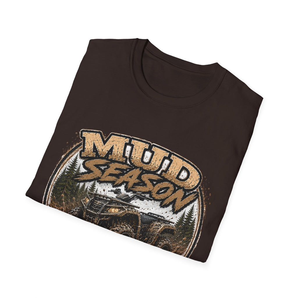 Mud Season T‑Shirt — 'Mud Season' ATV Off‑Road Graphic Shirt (Funny Car Wash Quote)