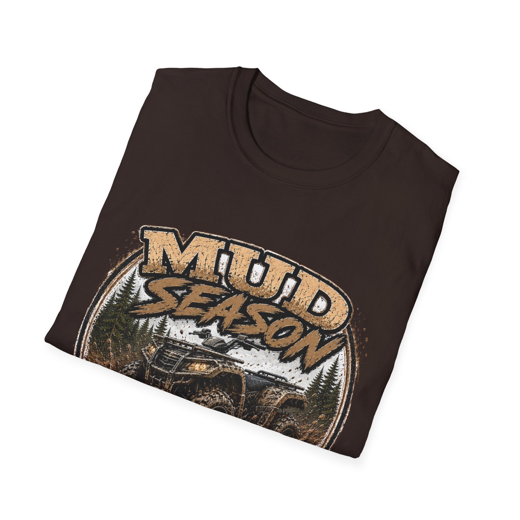 Mud Season T‑Shirt — 'Mud Season' ATV Off‑Road Graphic Shirt (Funny Car Wash Quote)