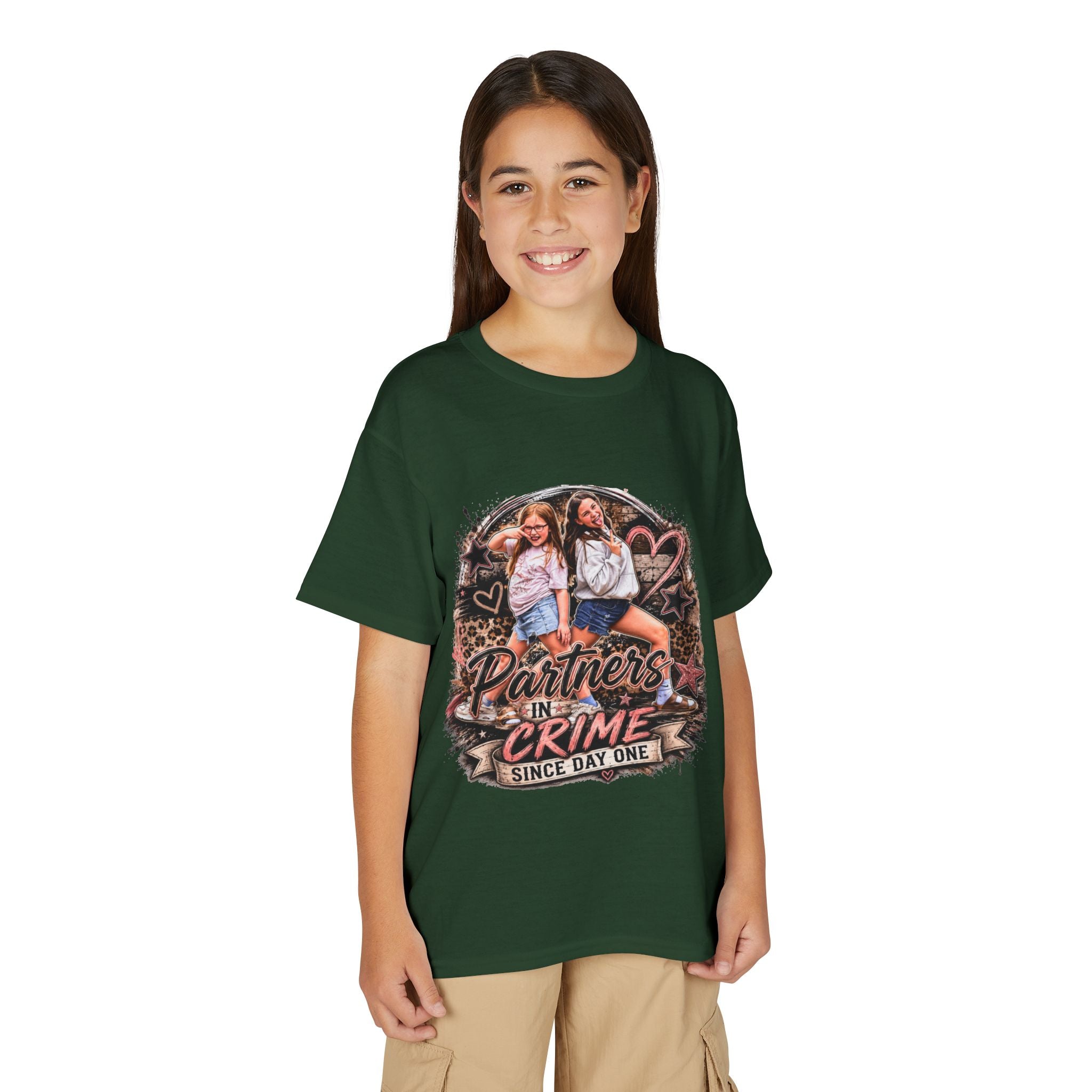 "Partners in Crime Since Day One" Best Friend Tee – Youth T-Shirt