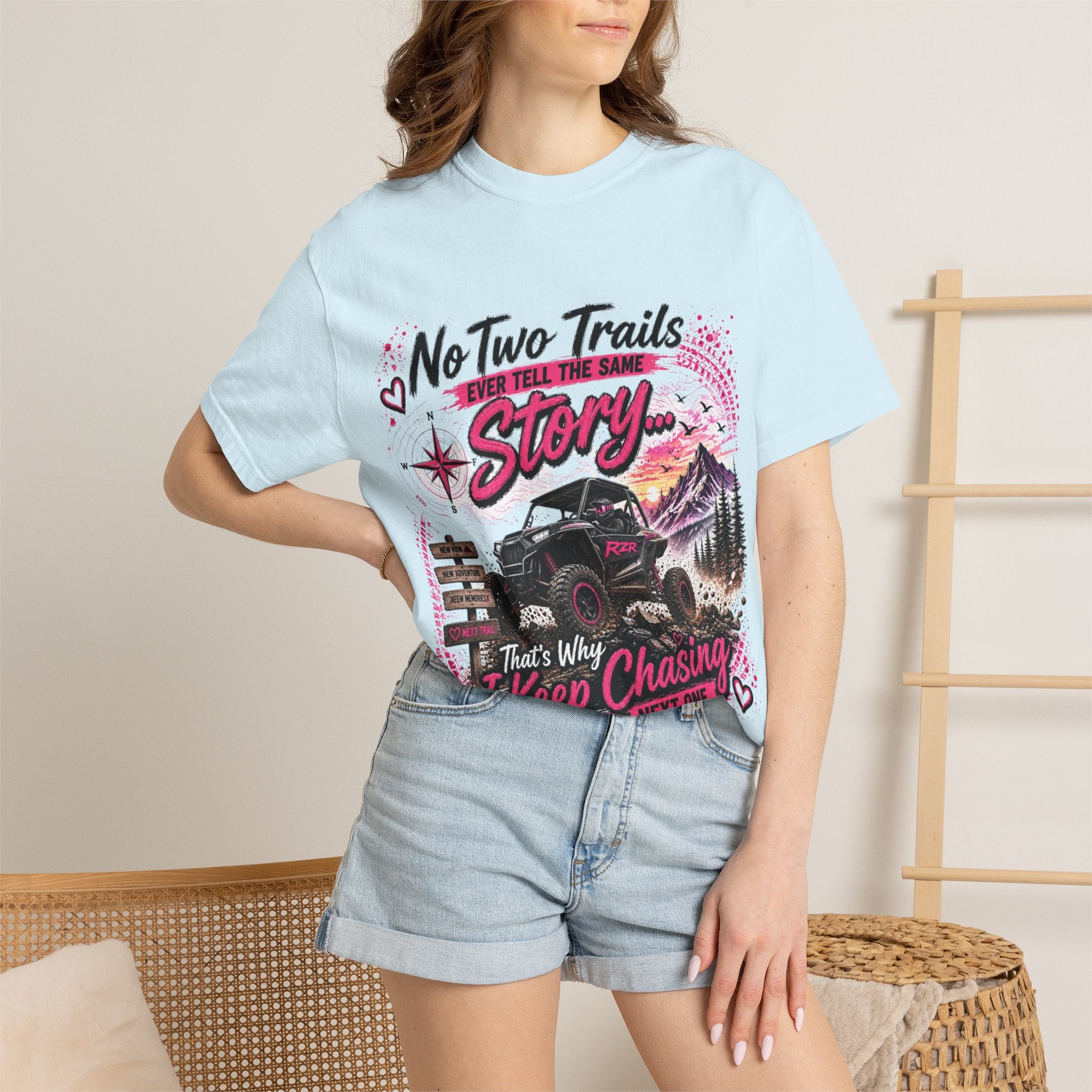 Off-Road Truck T-Shirt — "No Two Trails Ever Tell the Same Story" Adventure Tee