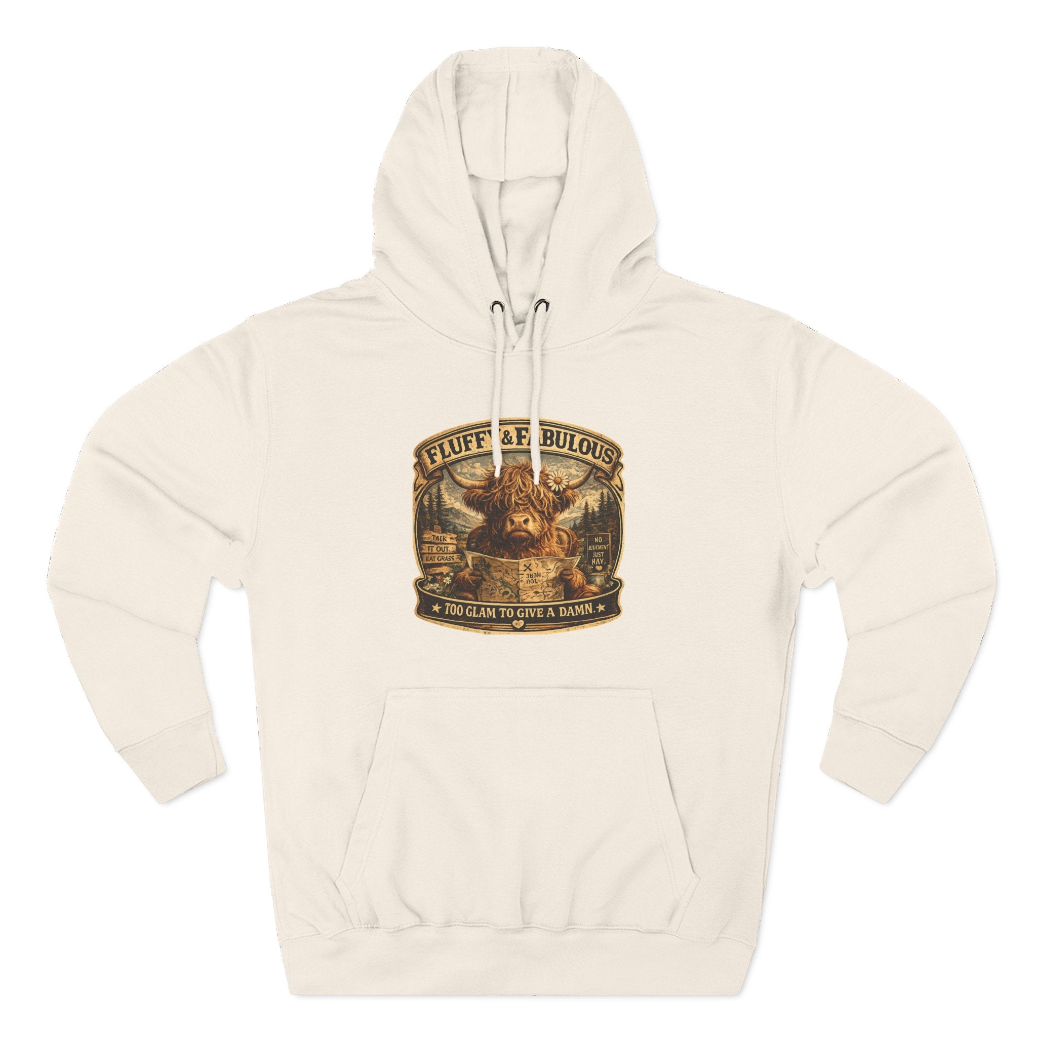 Fluffy & Fabulous Three-Panel Fleece Hoodie