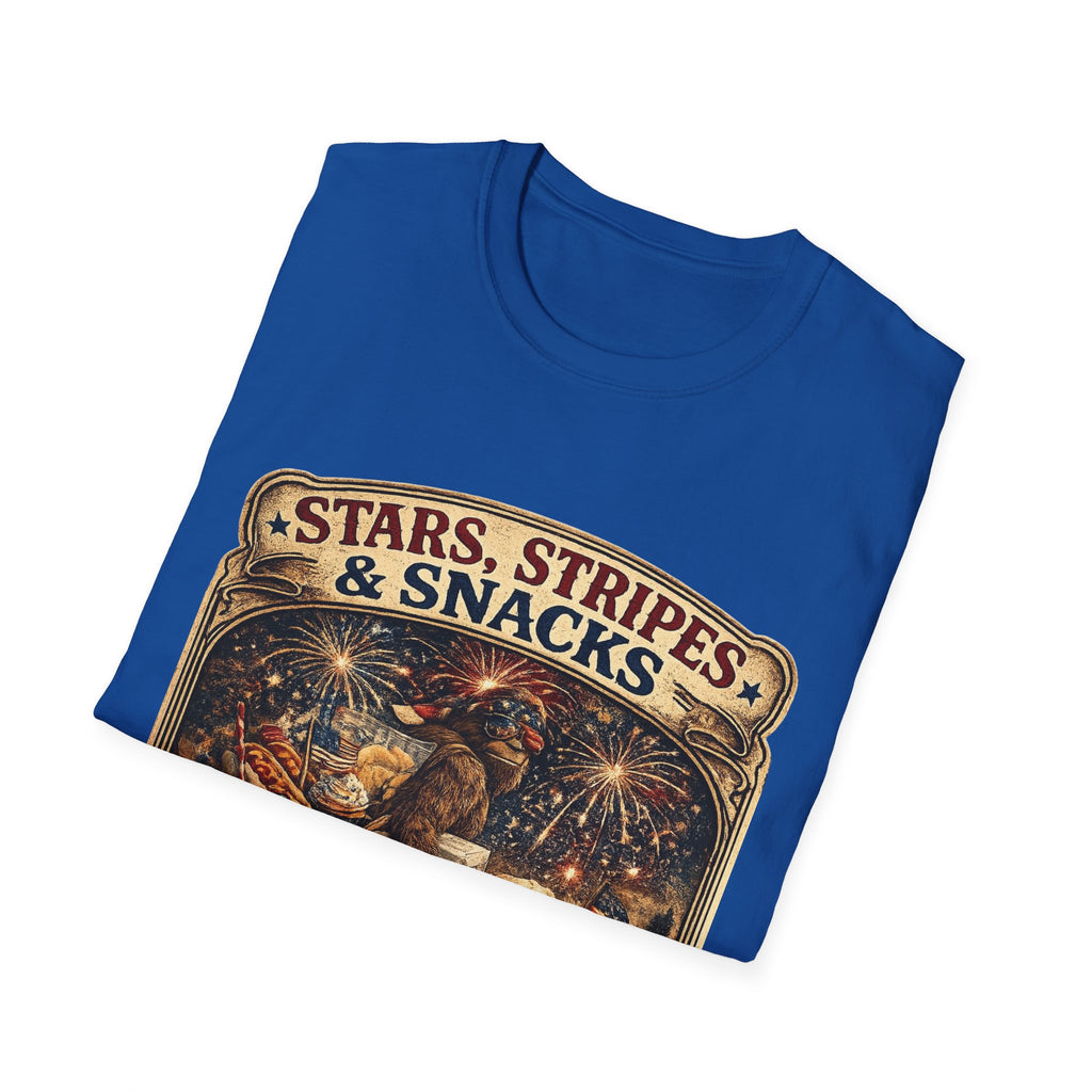 Patriotic 'Stars, Stripes & Snacks' T-Shirt