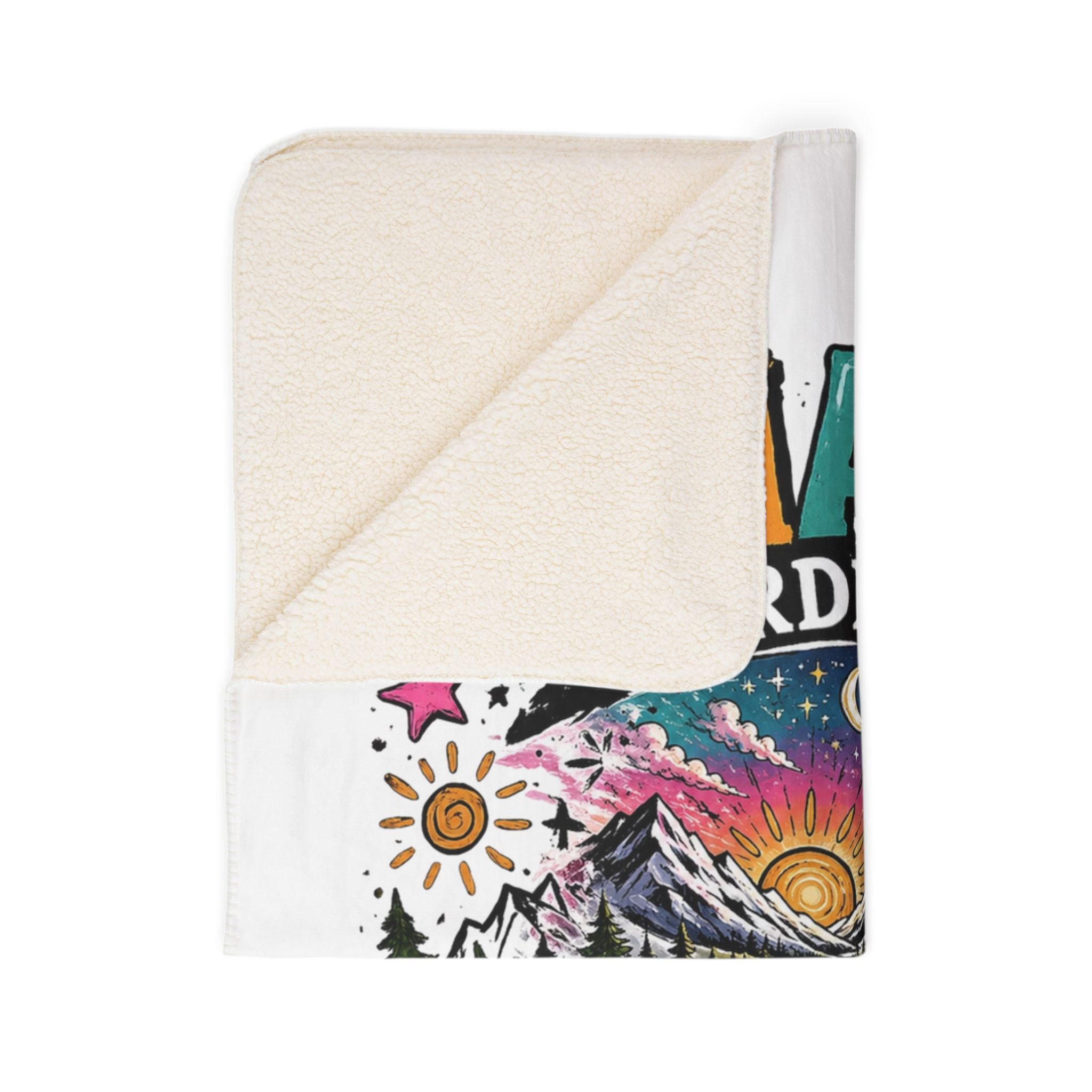 "Chaos Coordinator: I Was Going To Behave Then An Adventure Showed Up" Cozy Sherpa Throw — Fleece Blanket