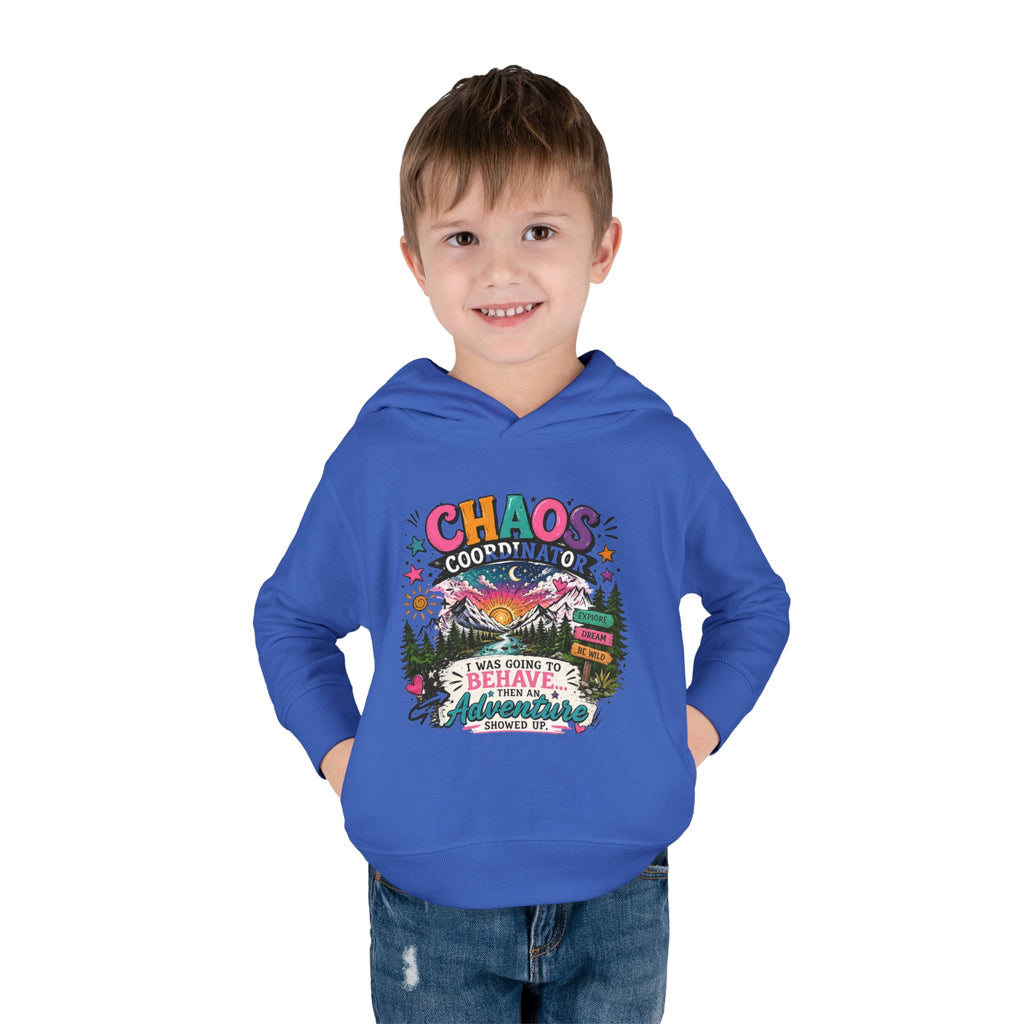 Chaos Coordinator Toddler Pullover Fleece Hoodie