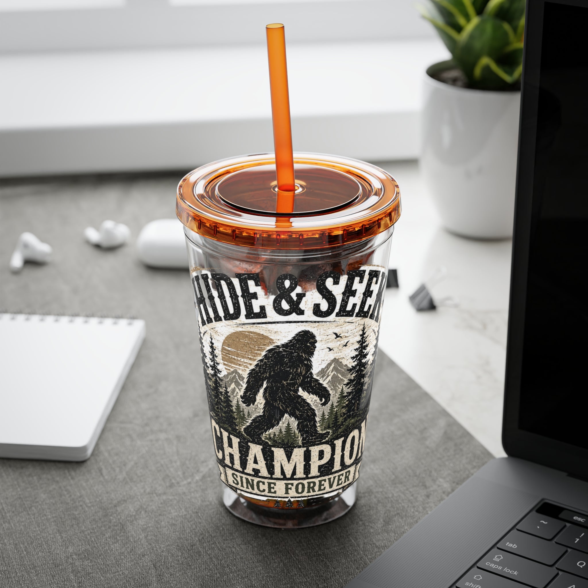 Hide & Seek Champion Since Forever Sunsplash Tumbler with Straw, 16oz