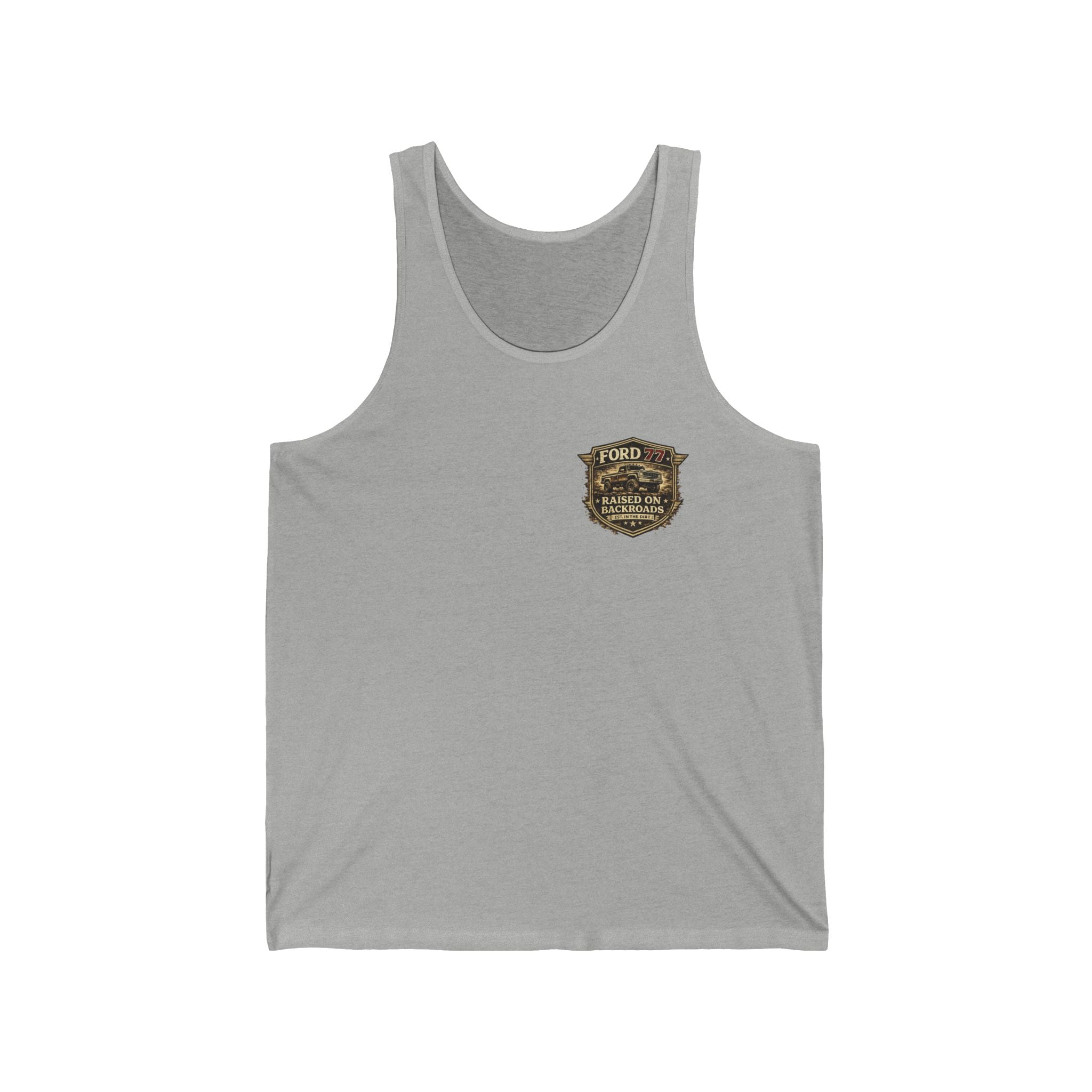 Ford 77 Vintage Truck Tank Top — Retro Pickup Truck Graphic Vest
