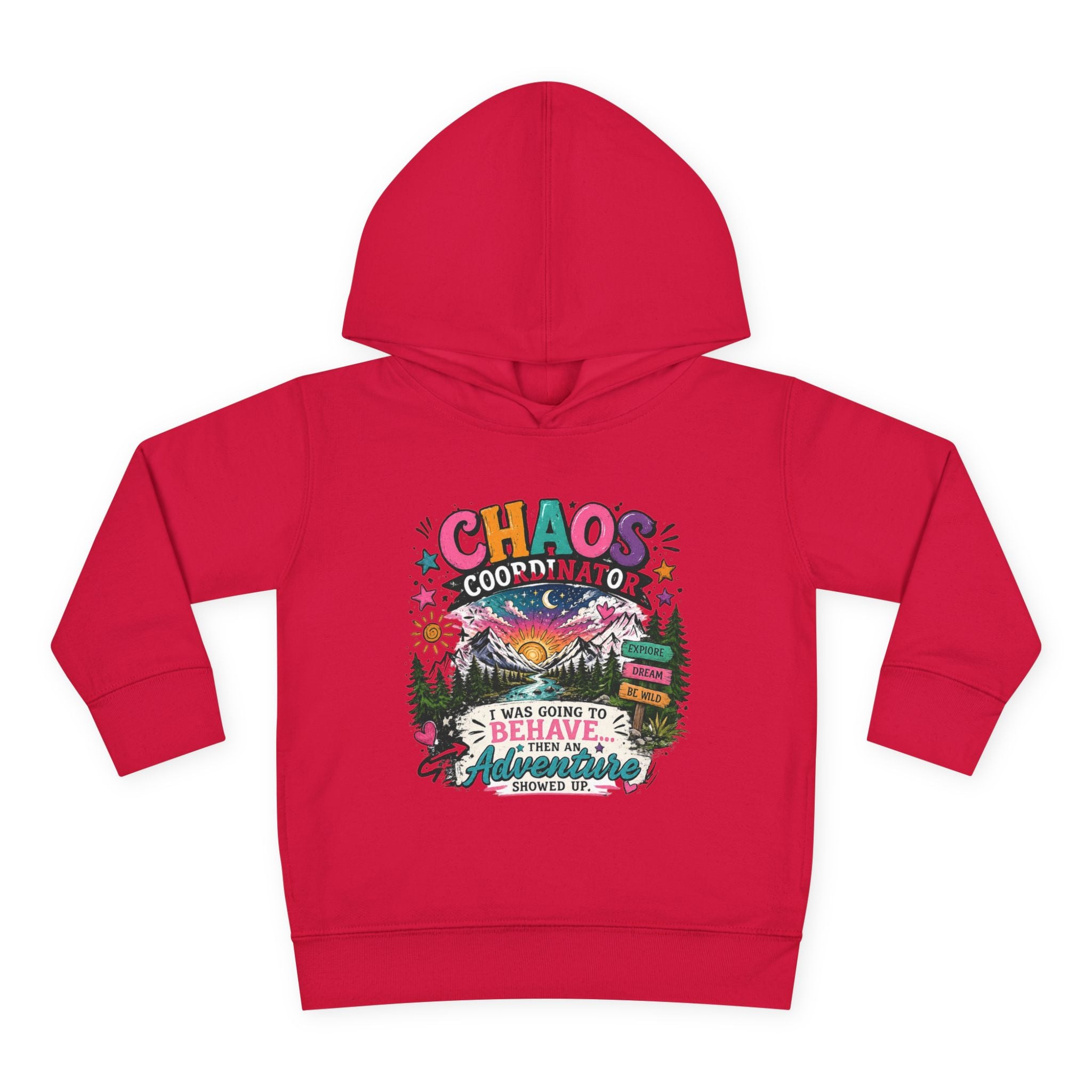 Chaos Coordinator Toddler Pullover Fleece Hoodie