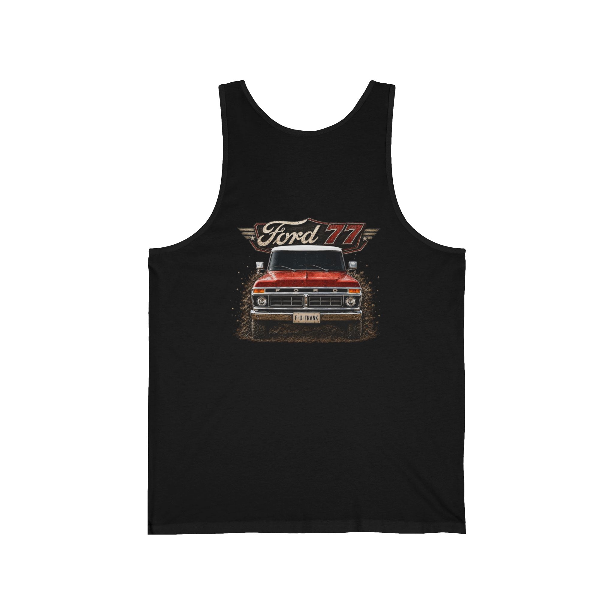 Ford 77 Vintage Truck Tank Top — Retro Pickup Truck Graphic Vest