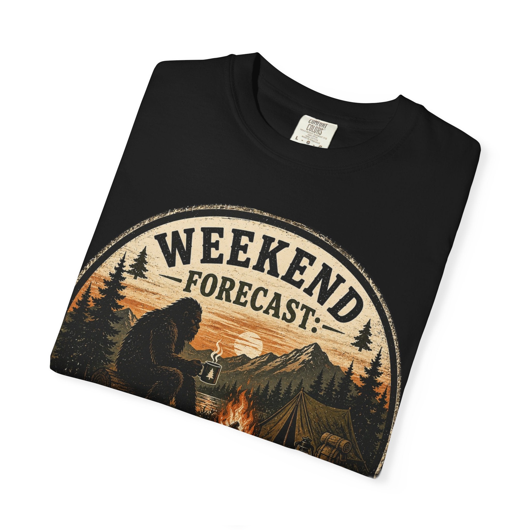 Weekend Forecast: Bigfoot & Campfires T-Shirt