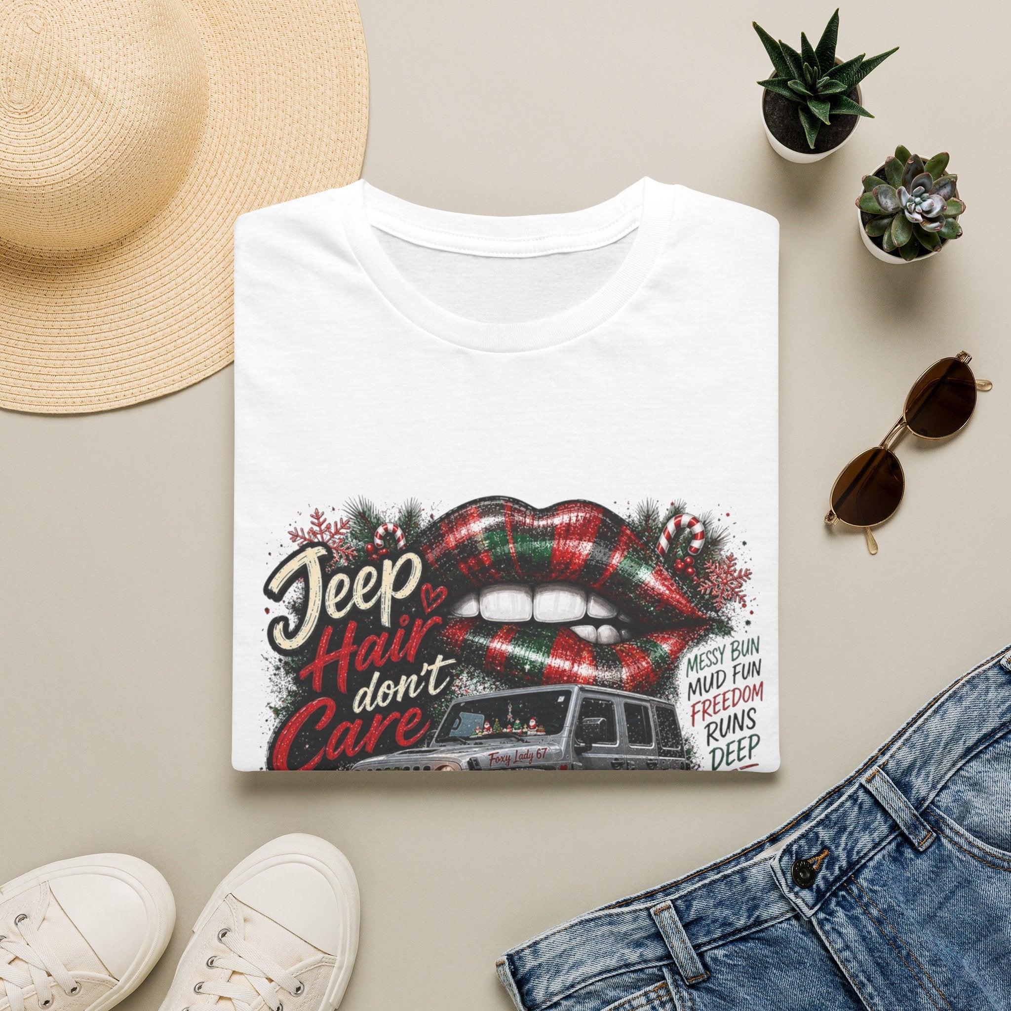 Jeep Hair Don’t Care T-Shirt — Women’s Jeep Lover Graphic Tee