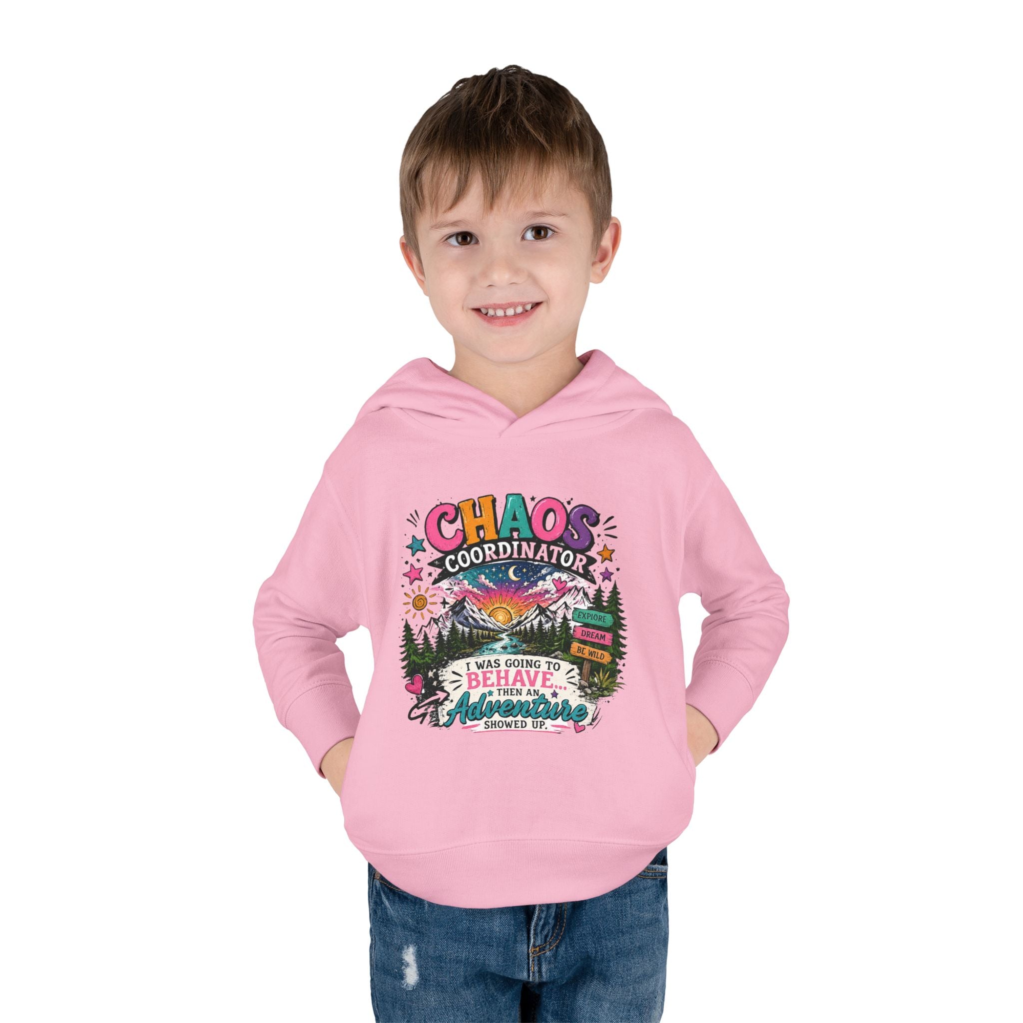 Chaos Coordinator Toddler Pullover Fleece Hoodie