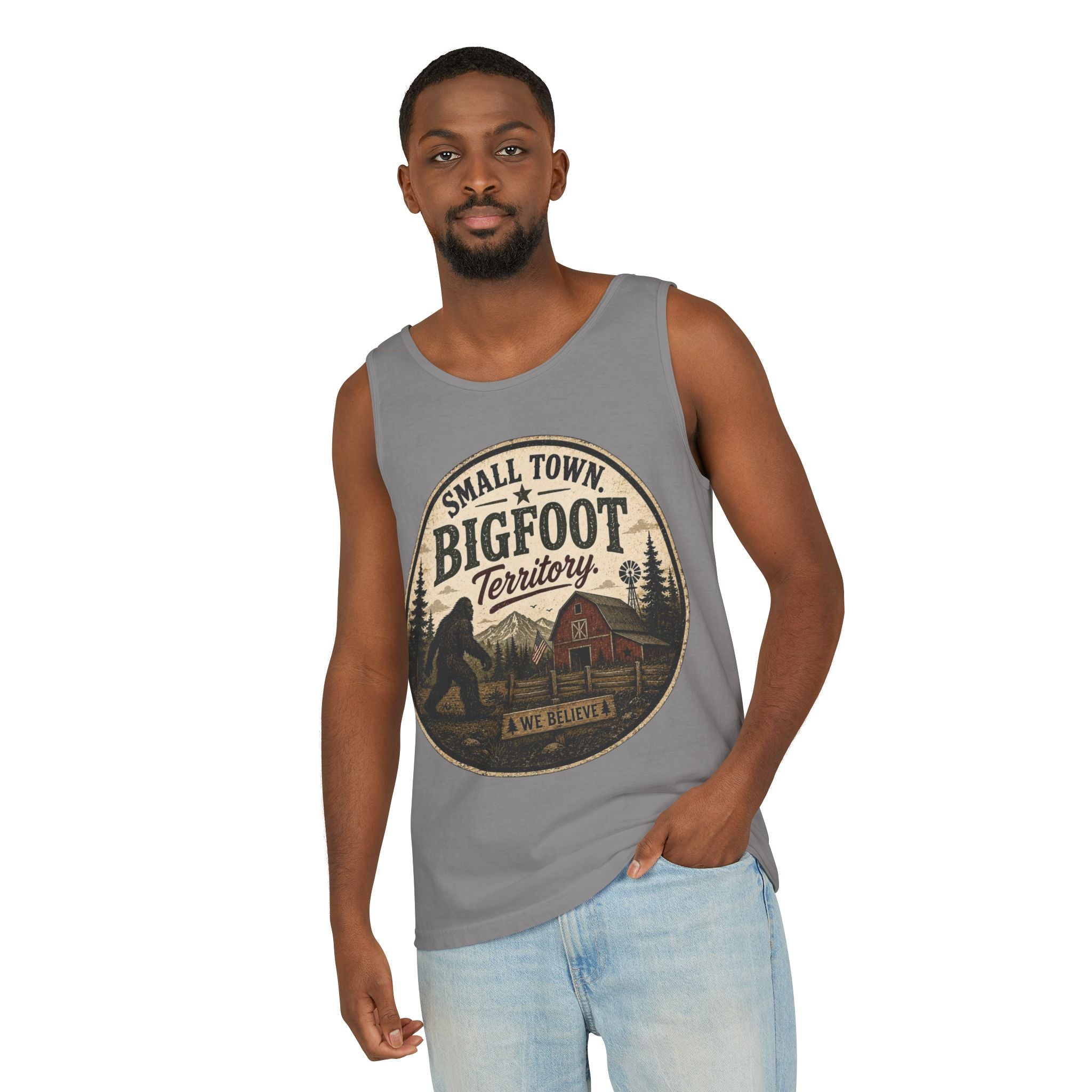 Small Town Bigfoot Territory Tank Top