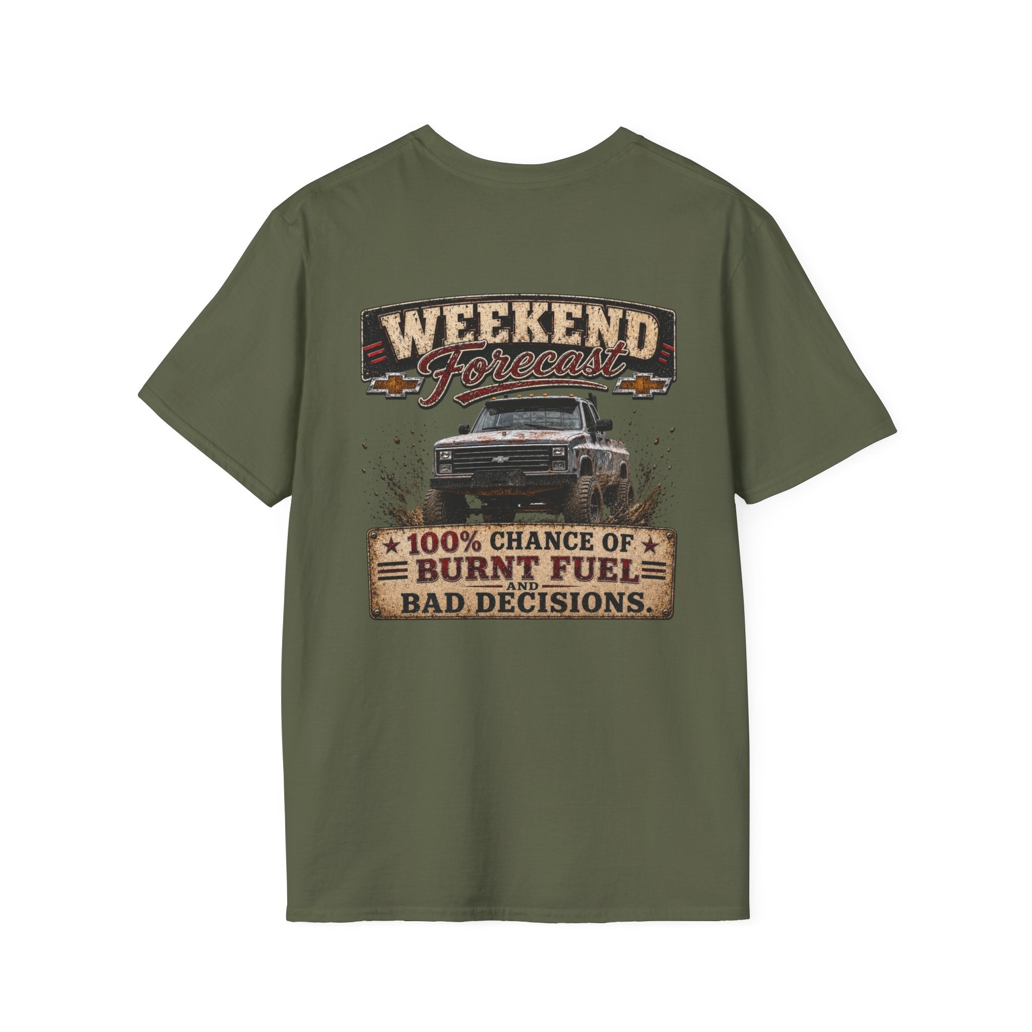 Weekend Forecast - Chevrolet K30 Vintage Badge T-Shirt