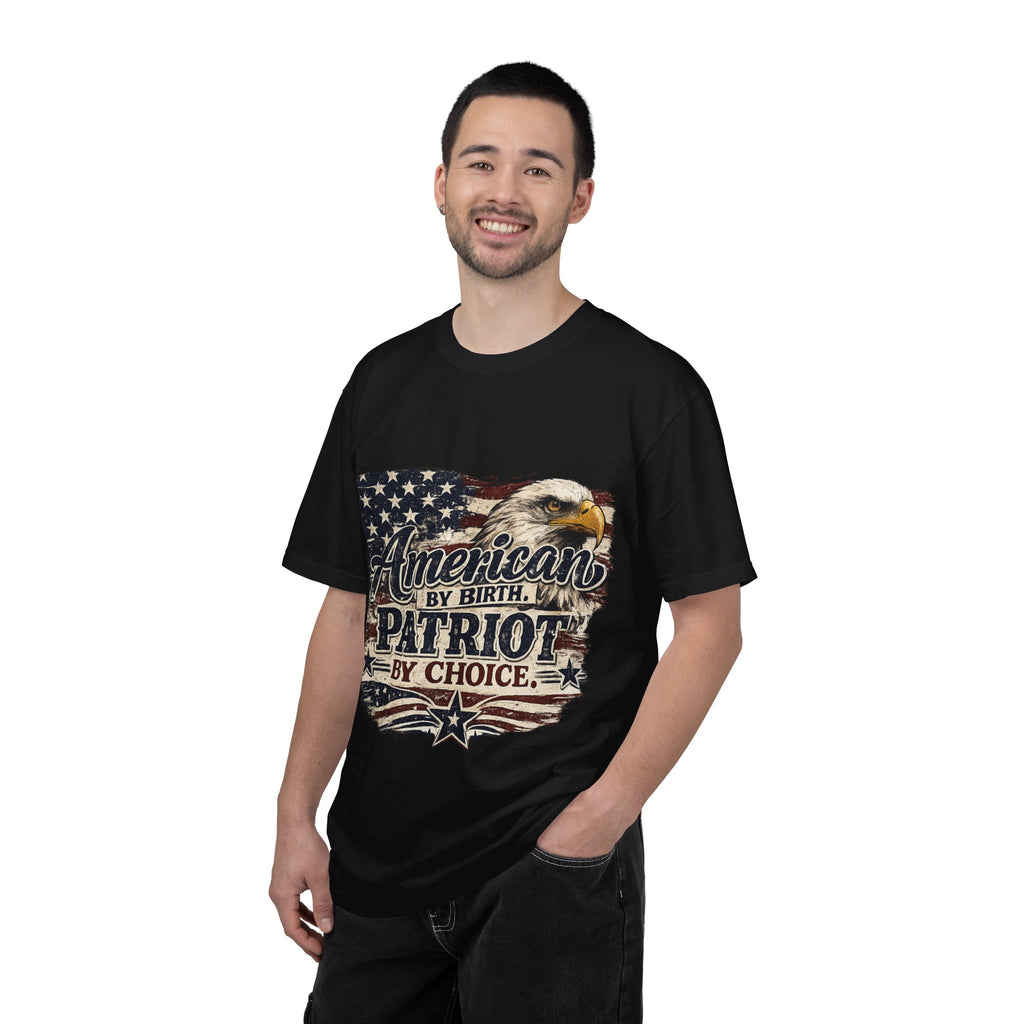 Patriot Eagle T-Shirt — "American by Birth, Patriot by Choice"
