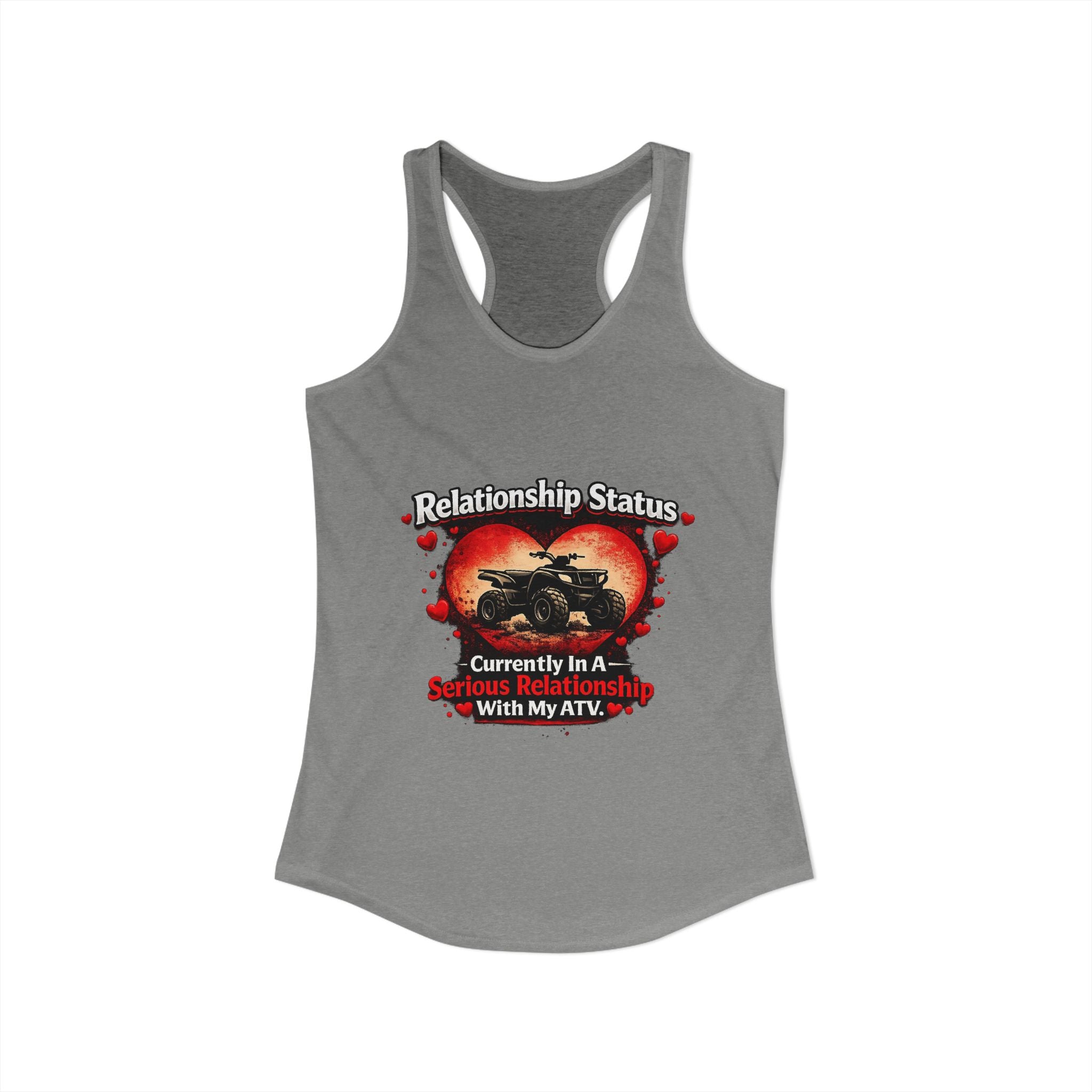 Relationship Status ATV Women's Ideal Racerback Tank