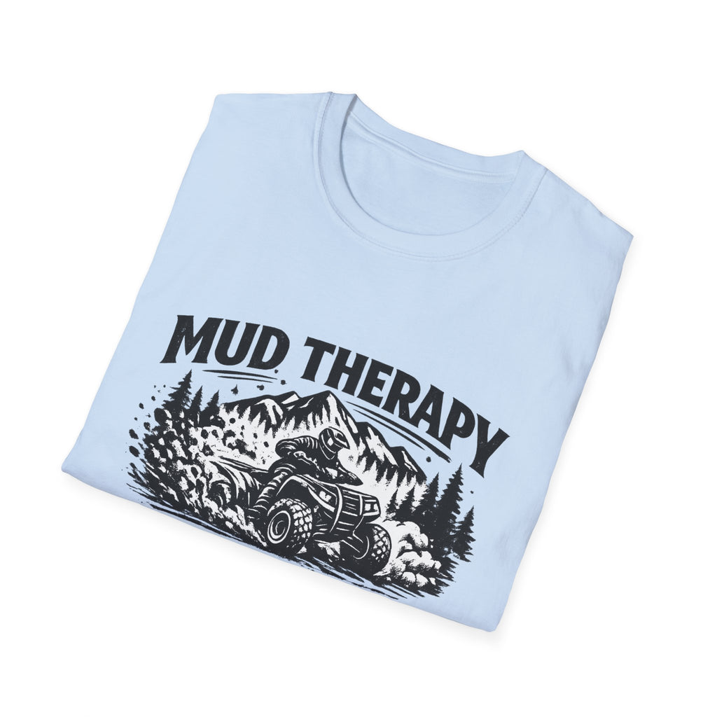 Mud Therapy T-Shirt — Off‑Road ATV Dirt Riding Graphic Tee
