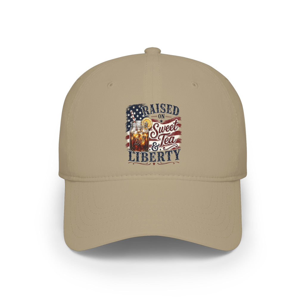 Raised on Sweet Tea and Liberty Baseball Cap