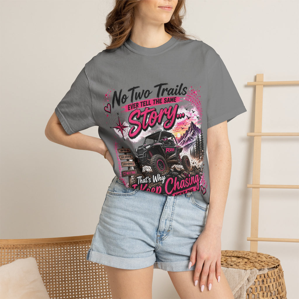 Off-Road Truck T-Shirt — "No Two Trails Ever Tell the Same Story" Adventure Tee