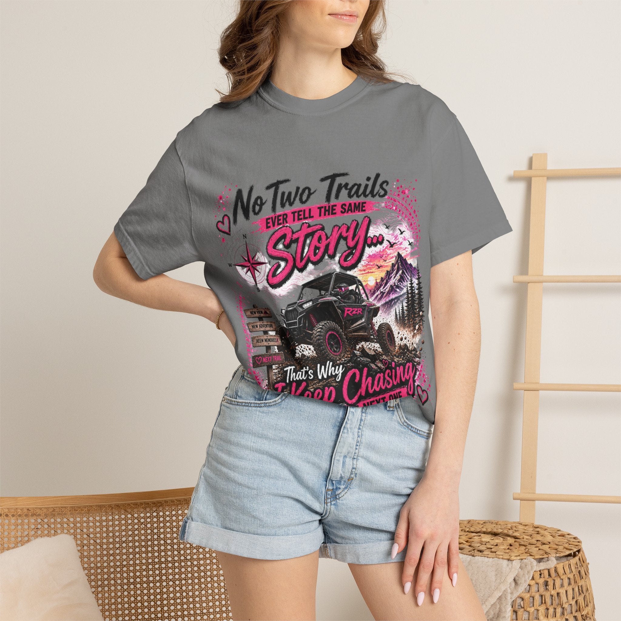 Off-Road Truck T-Shirt — "No Two Trails Ever Tell the Same Story" Adventure Tee