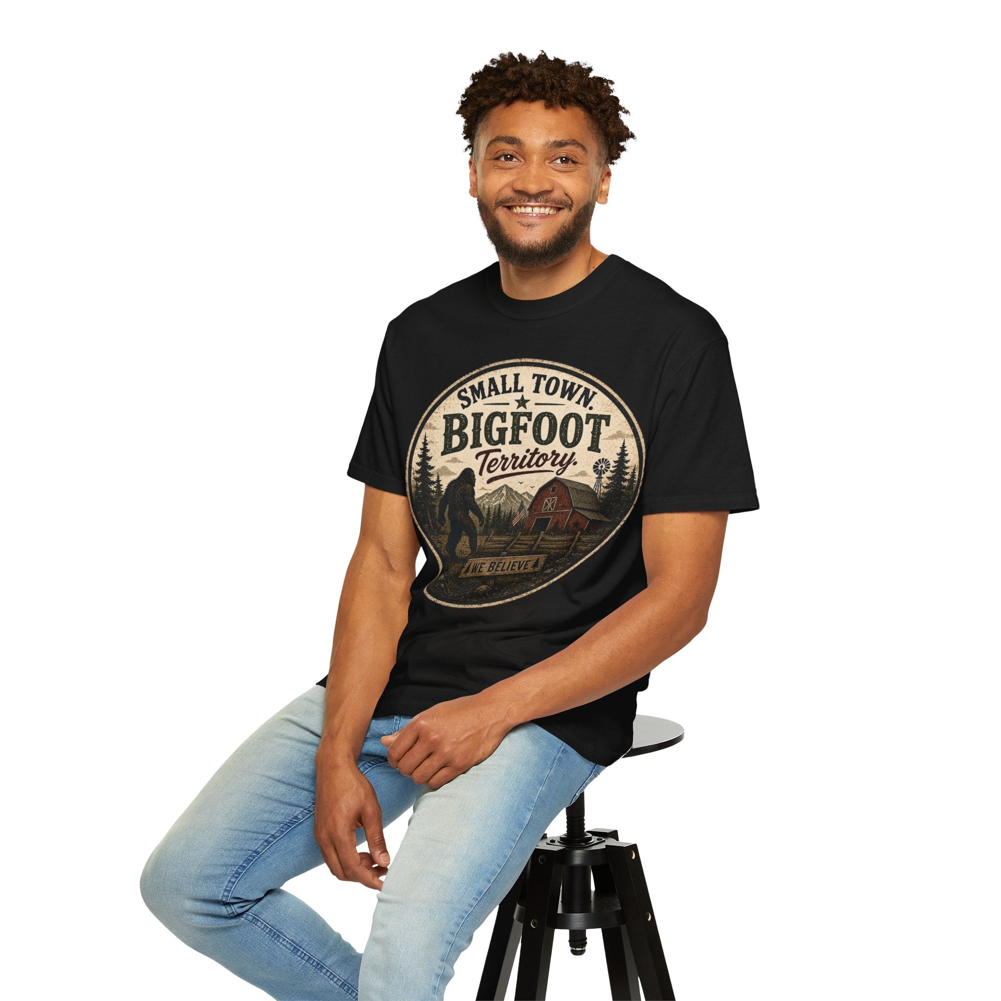 Small Town Bigfoot Territory T-shirt