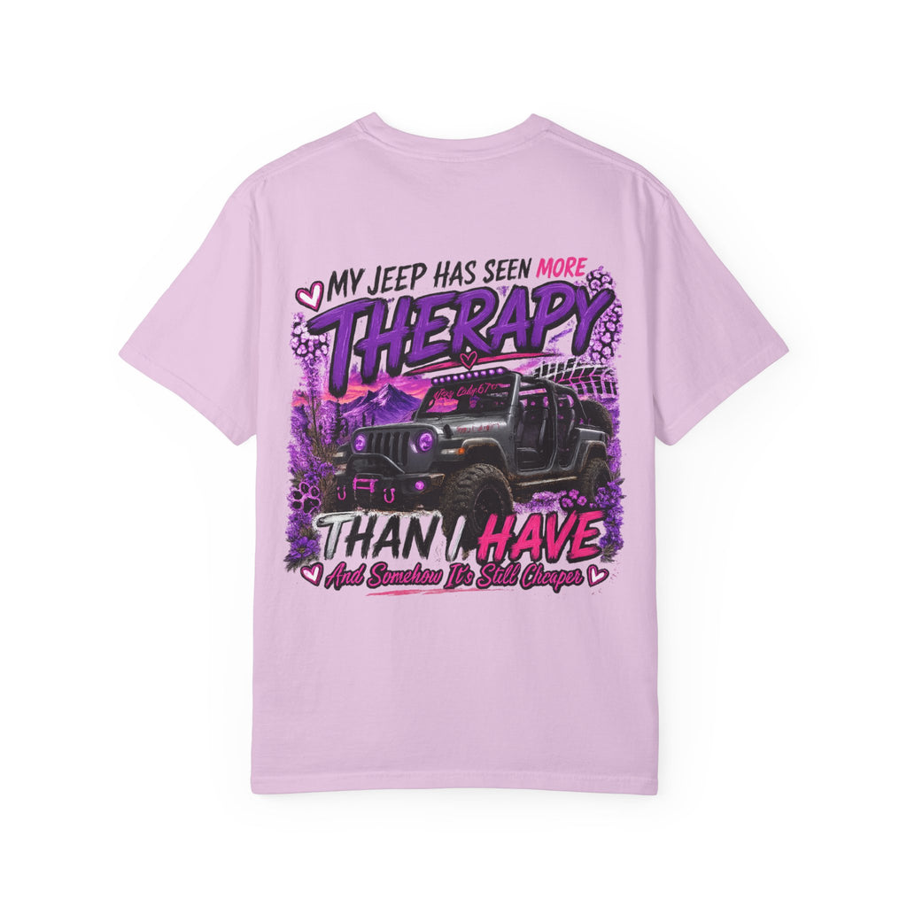 Jeep Therapy T‑Shirt — My Jeep Has Seen More Therapy Than I Have Graphic Tee