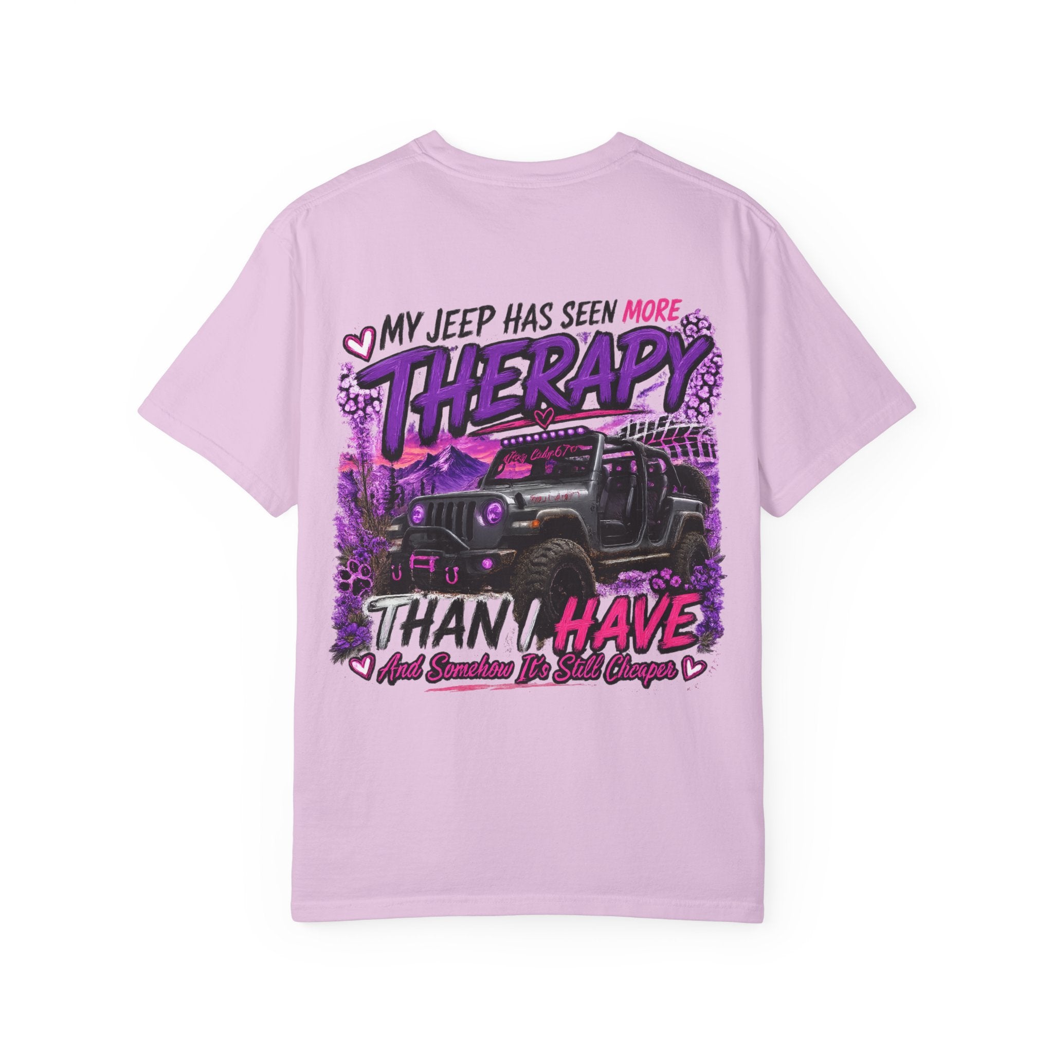 Jeep Therapy T‑Shirt — My Jeep Has Seen More Therapy Than I Have Graphic Tee