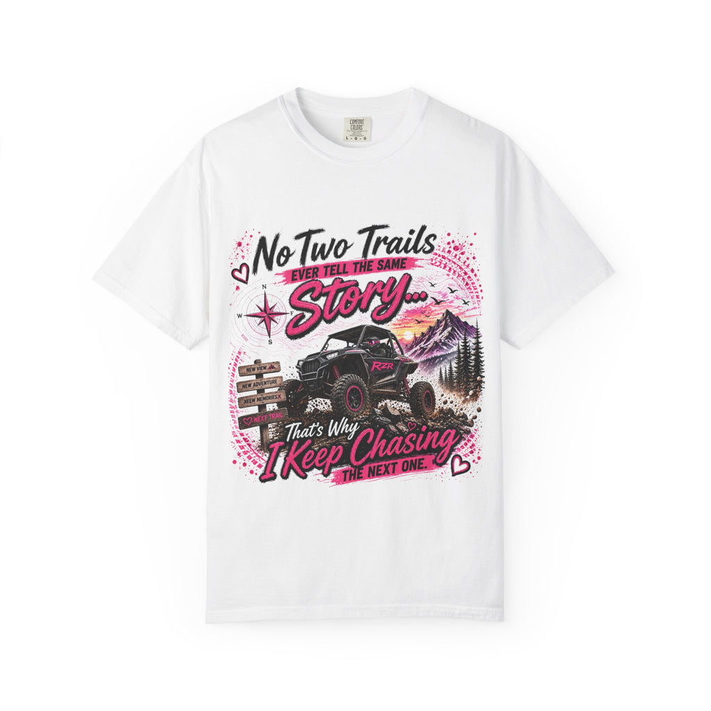 Off-Road Truck T-Shirt — "No Two Trails Ever Tell the Same Story" Adventure Tee