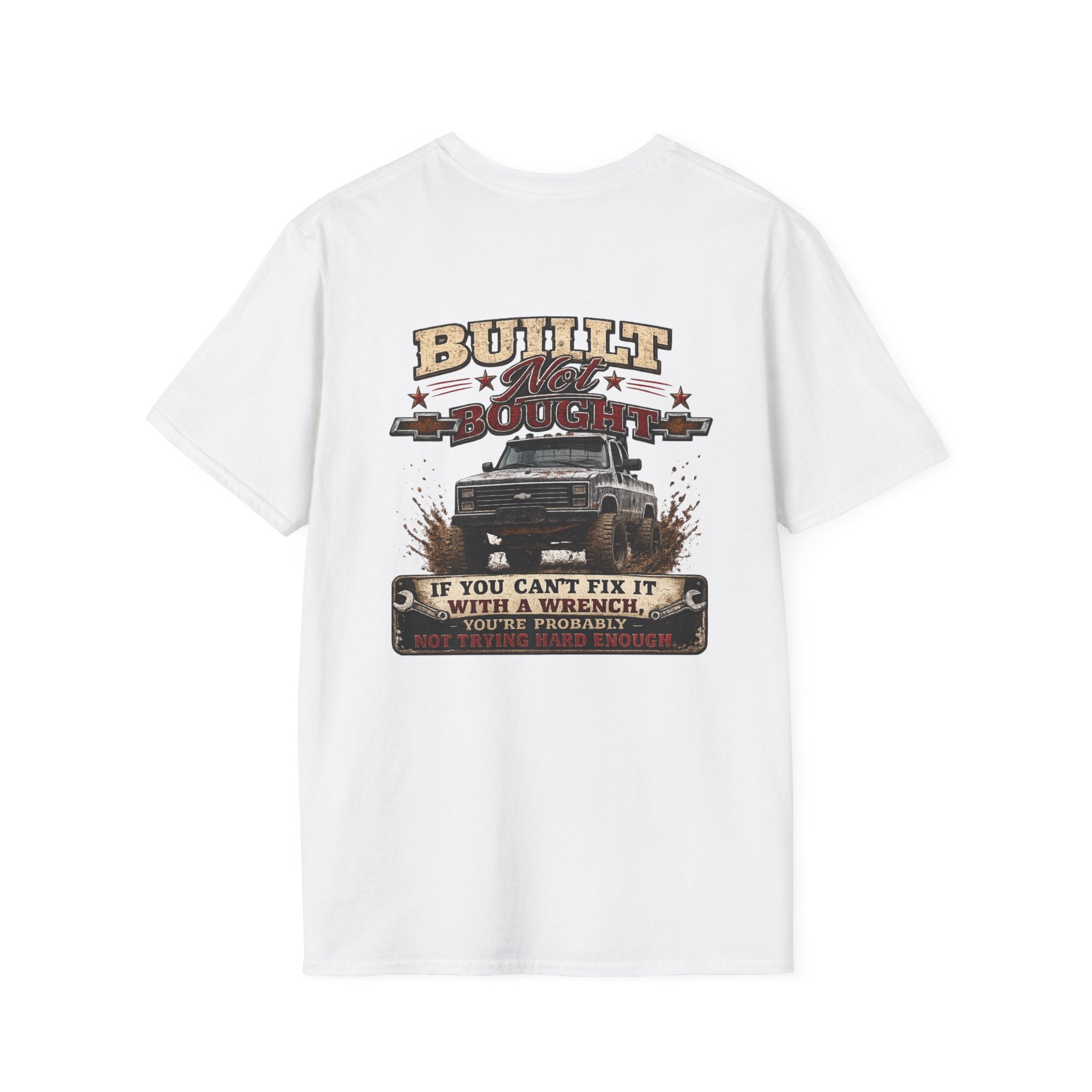 Built Not Bought - Chevrolet K30 Vintage Badge T-Shirt