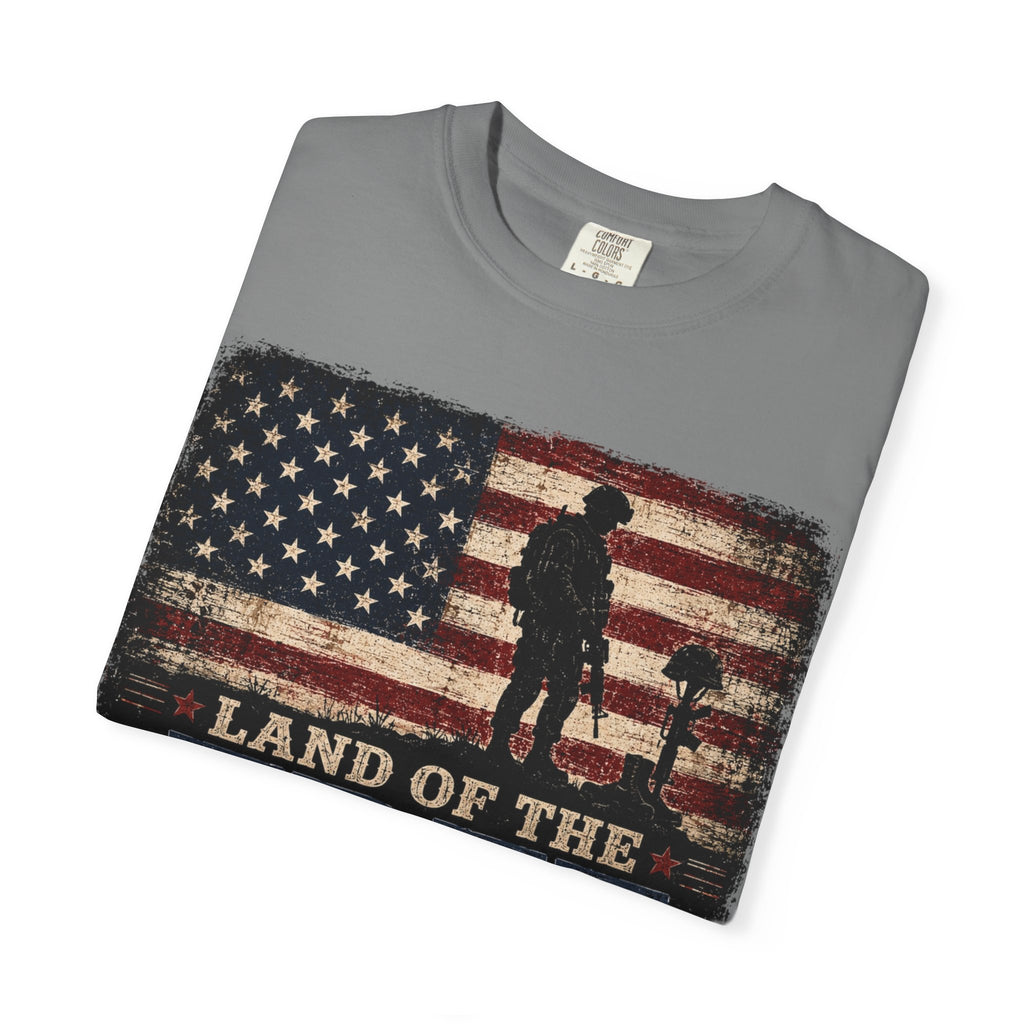 Land of the Free Because of the Brave T-Shirt