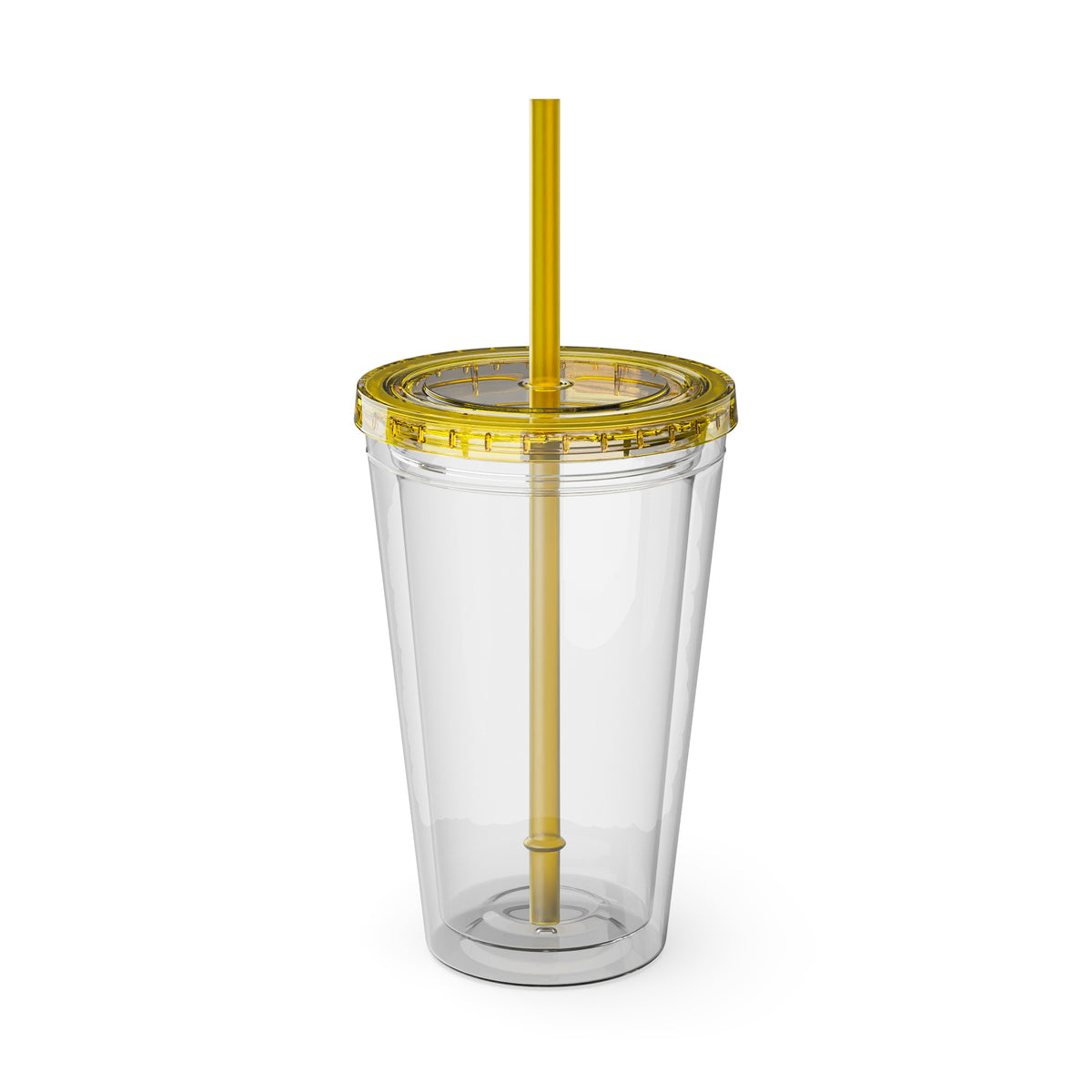 When It Gets Hot Out, I Take My Tops Off - Sunsplash Tumbler with Straw, 16oz