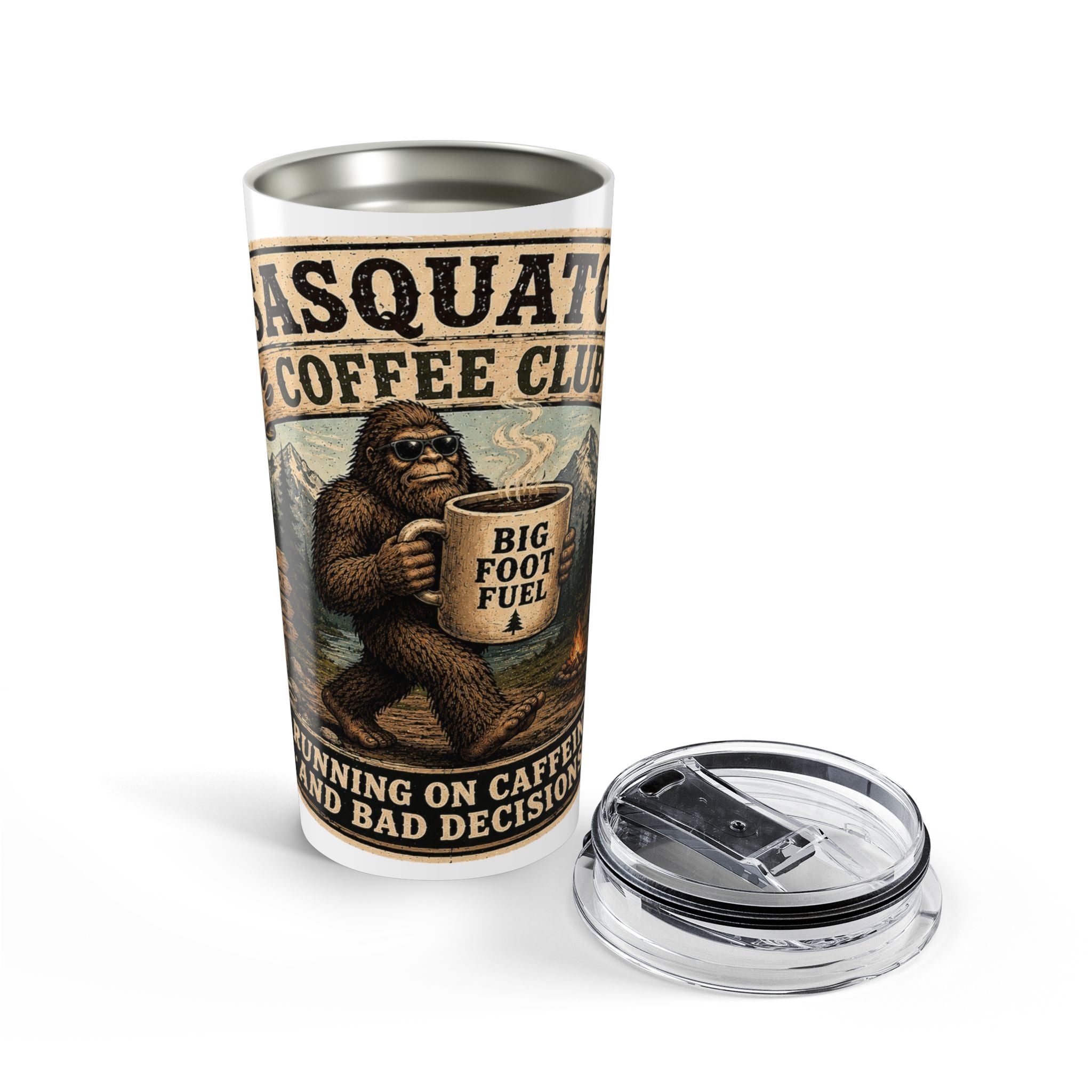 Sasquatch Coffee Club Tumbler 20oz
