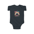 "Smile First, Plan Later" Rainbow Baby Onesie — Infant Bodysuit