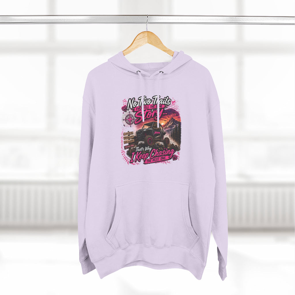 Vintage Desert Motorcycle Hoodie — "Nobody Rides Solo" Retro Biker Graphic