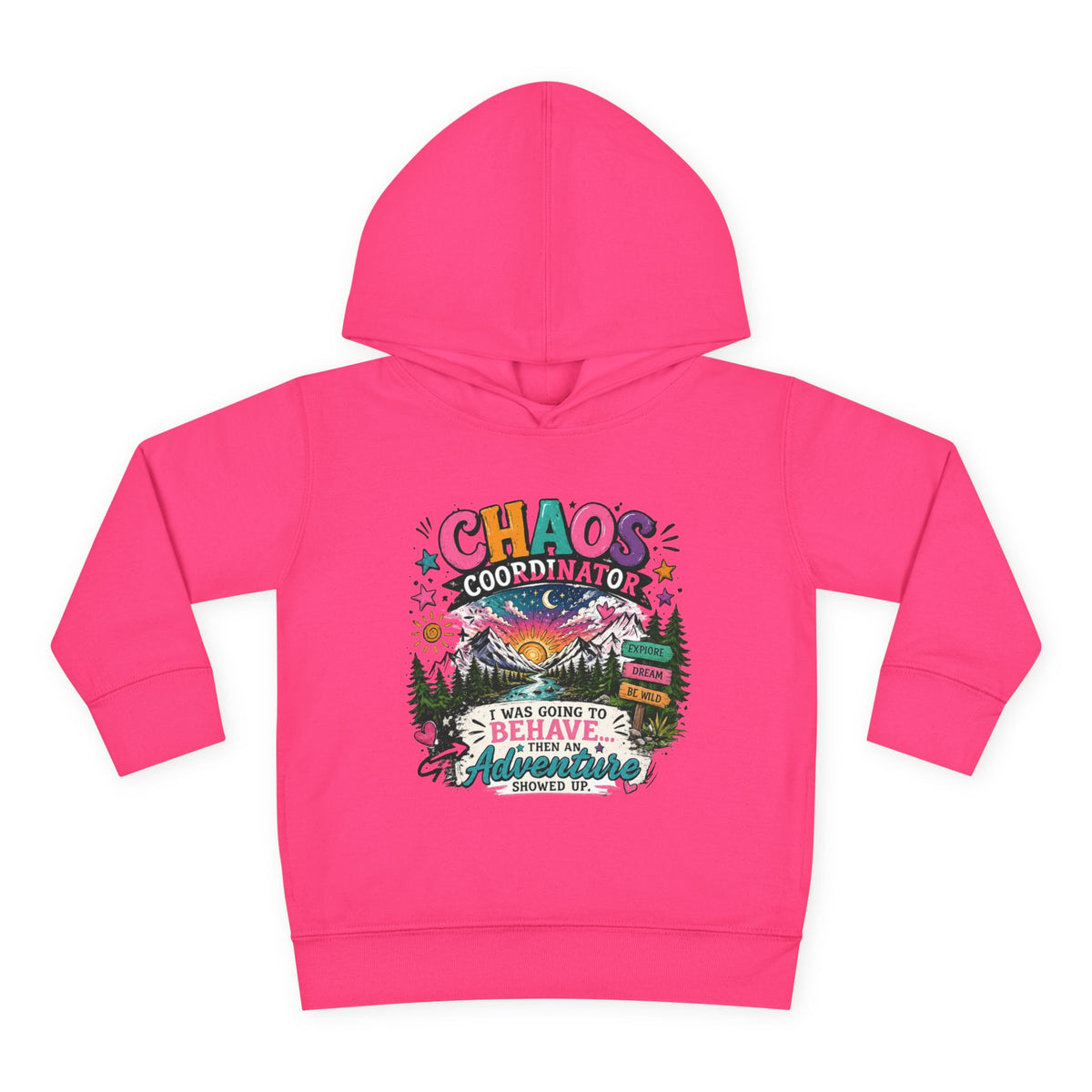 Chaos Coordinator Toddler Pullover Fleece Hoodie