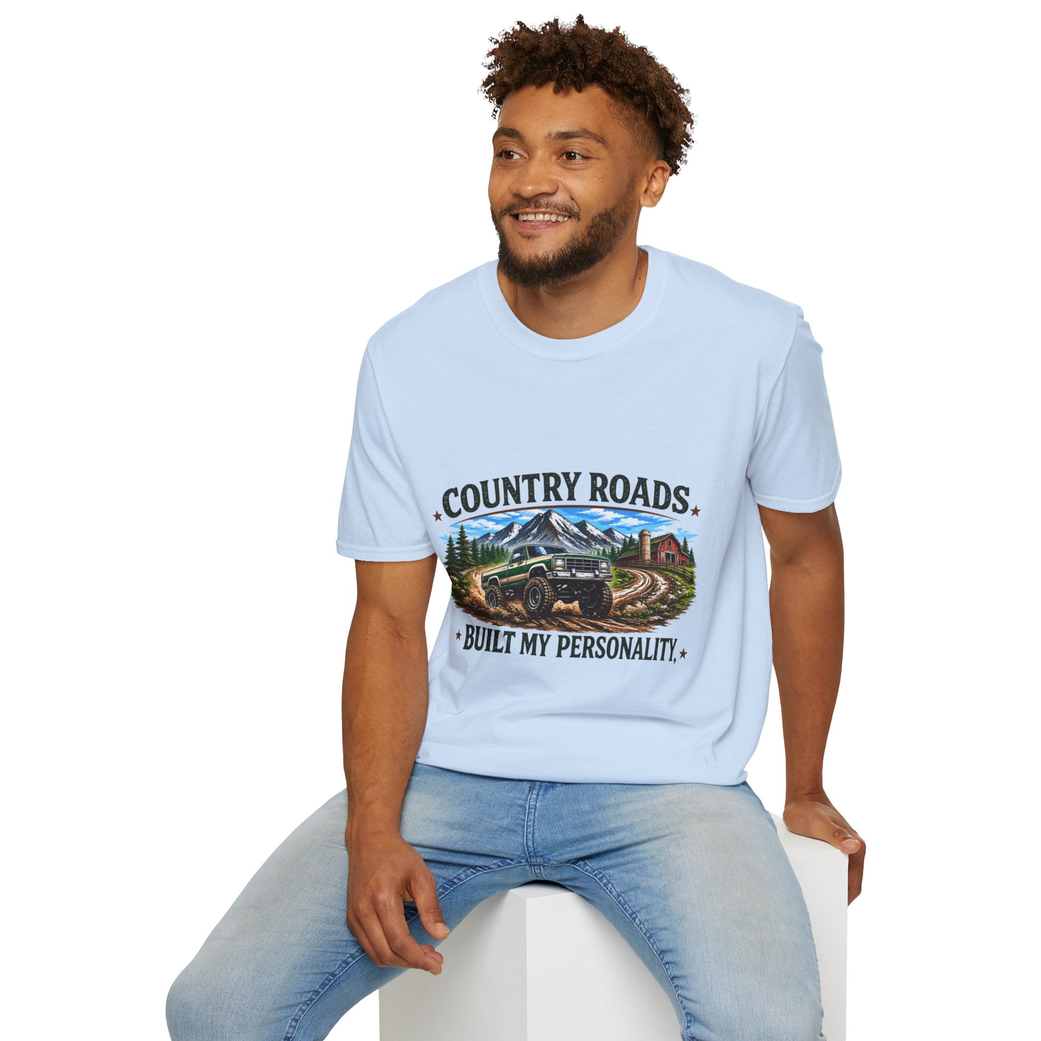 Country Roads Truck Softstyle T-Shirt