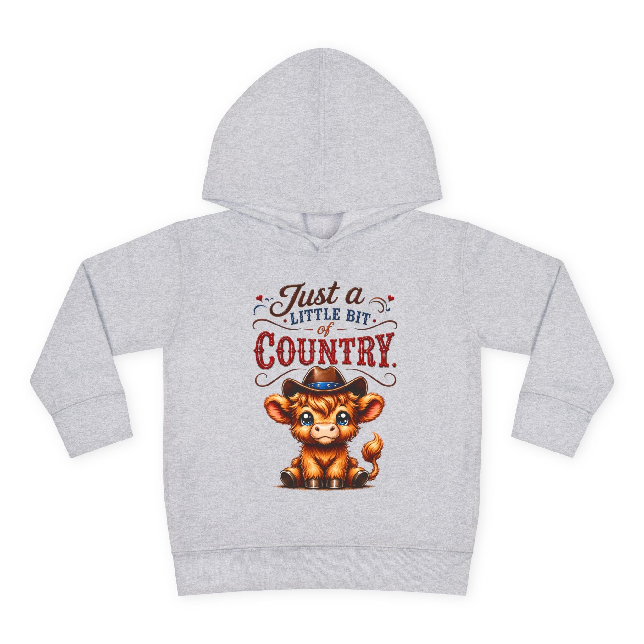 Just a Little Bit of Country Toddler Pullover Fleece Hoodie