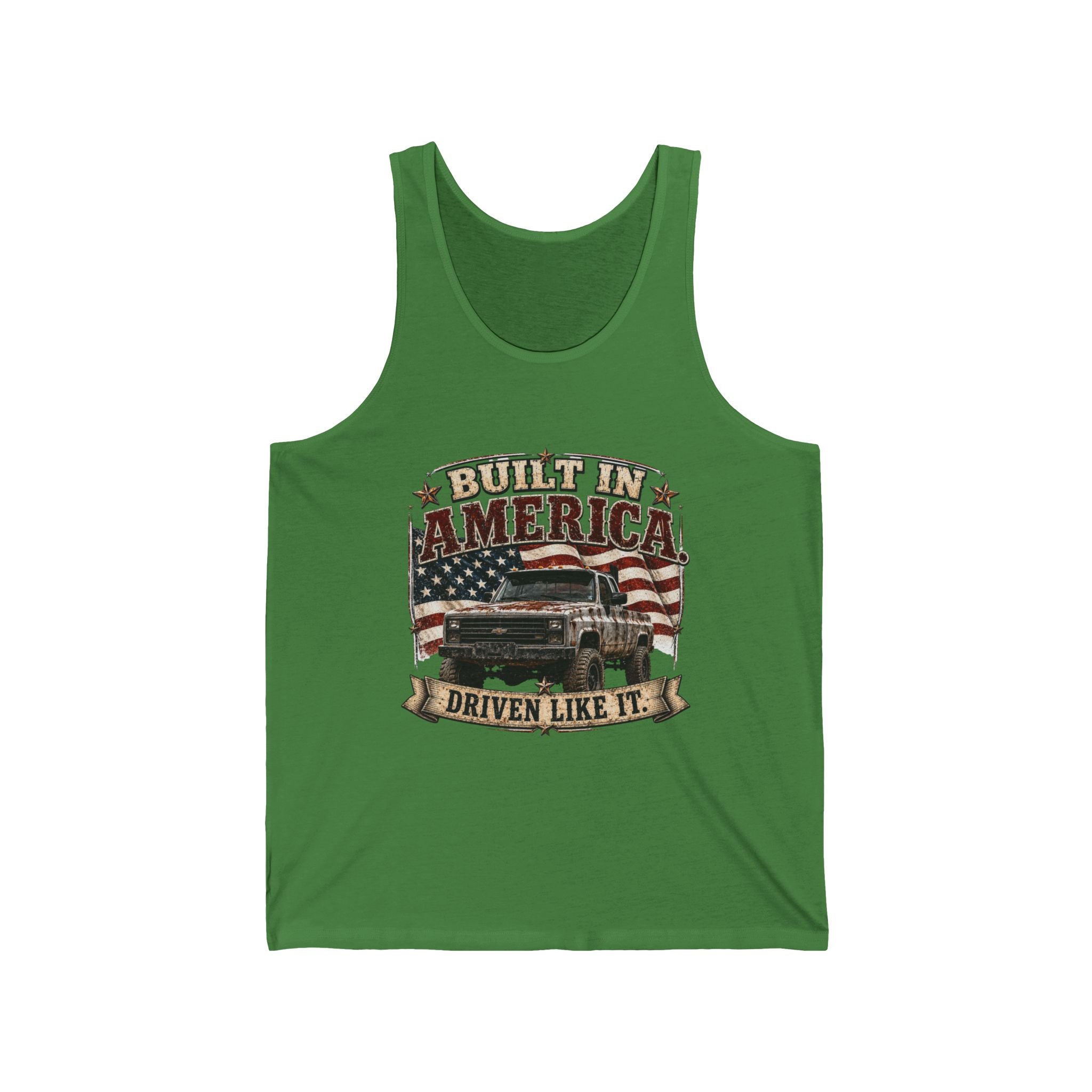 Built In America Chevy Truck Jersey Tank