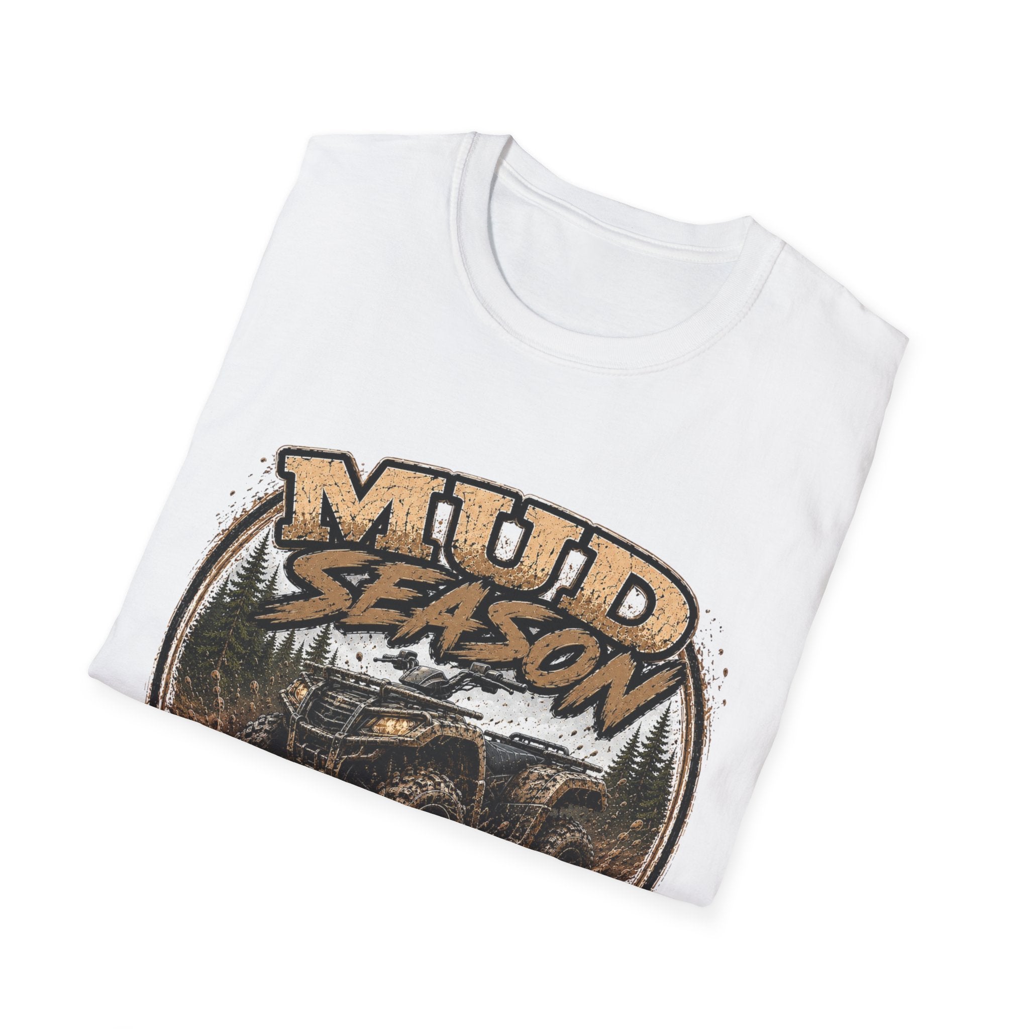 Mud Season T‑Shirt — 'Mud Season' ATV Off‑Road Graphic Shirt (Funny Car Wash Quote)