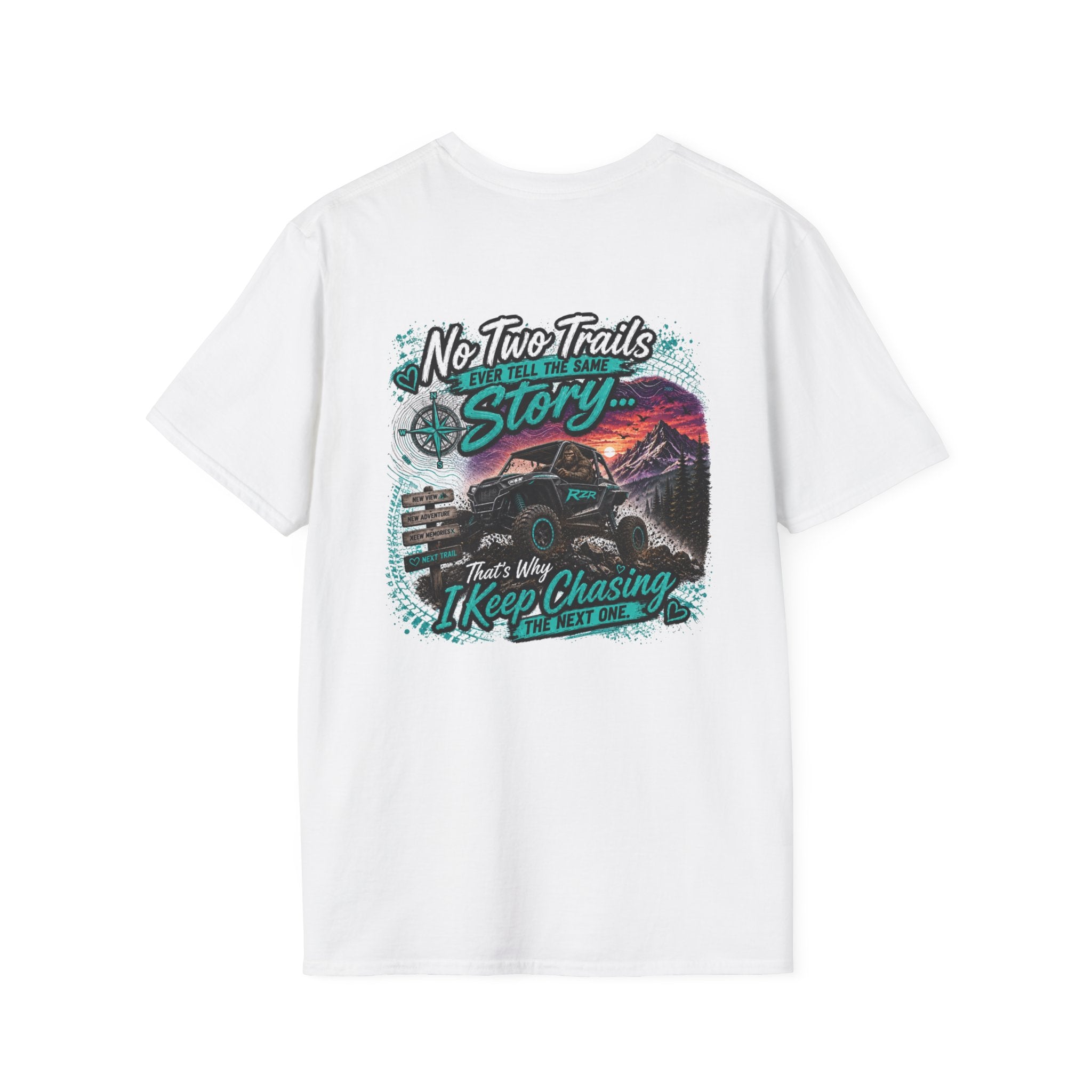 Classic White T-Shirt — Minimal Everyday Tee (graphic design on the back)