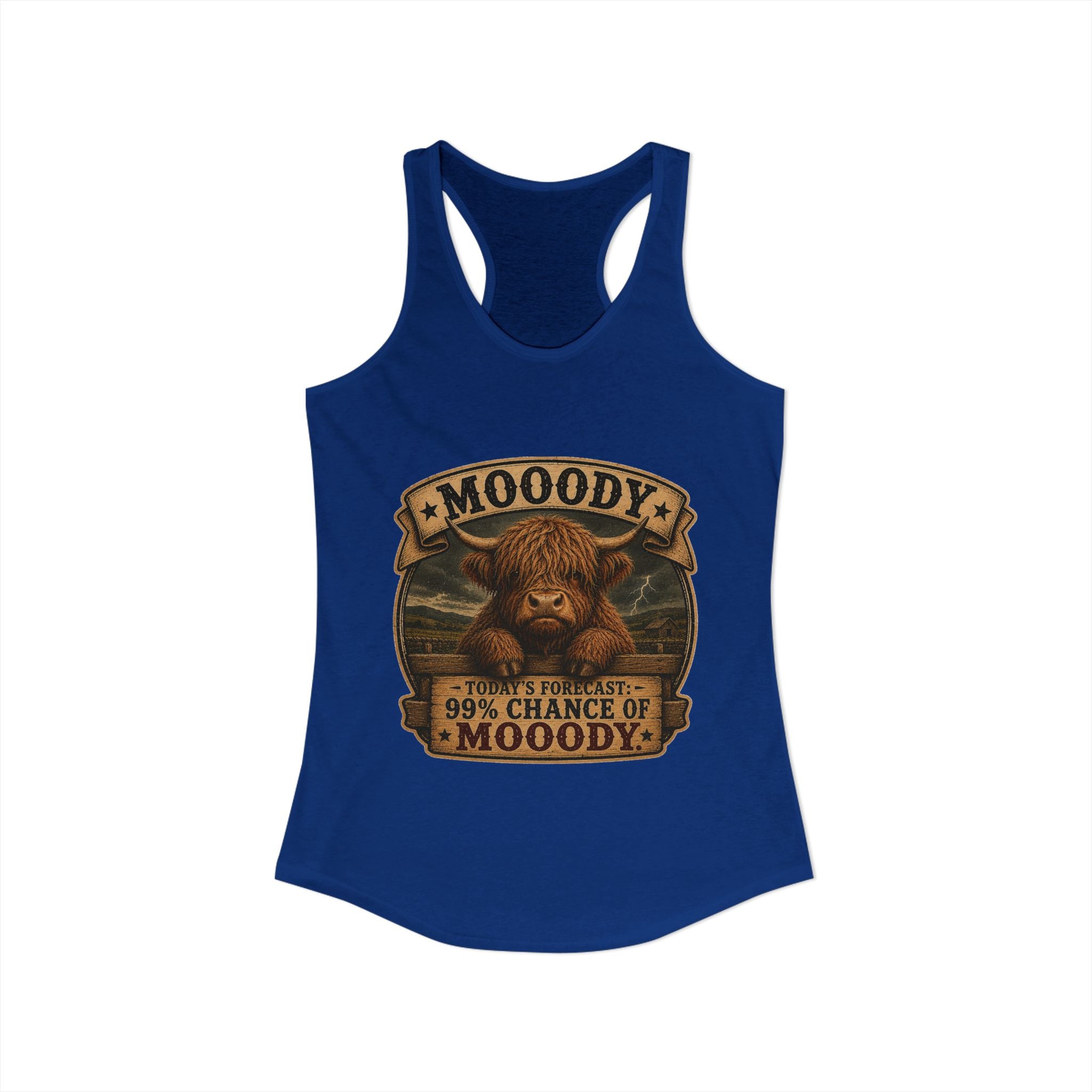 Mooody Highland Women's Ideal Racerback Tank