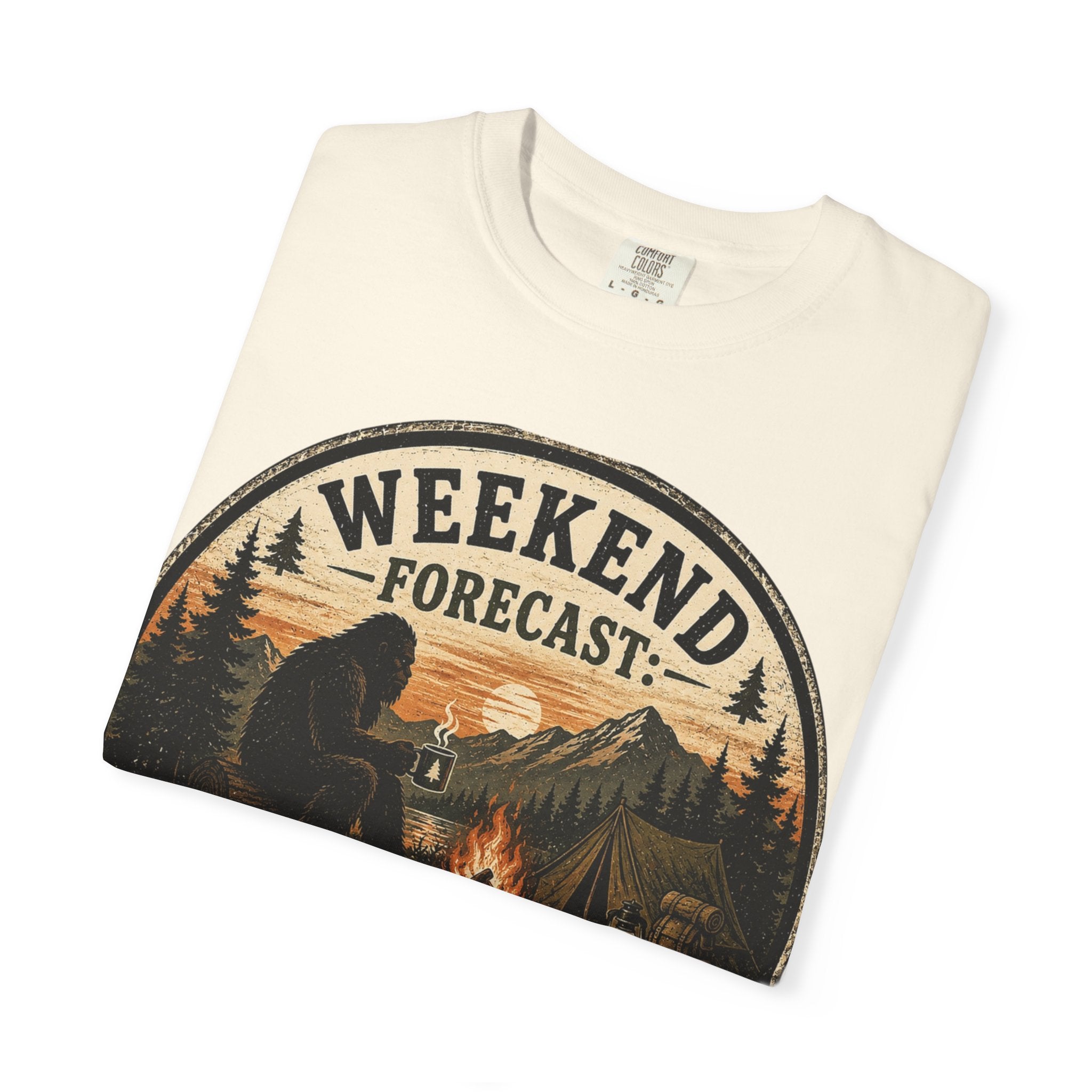 Weekend Forecast: Bigfoot & Campfires T-Shirt