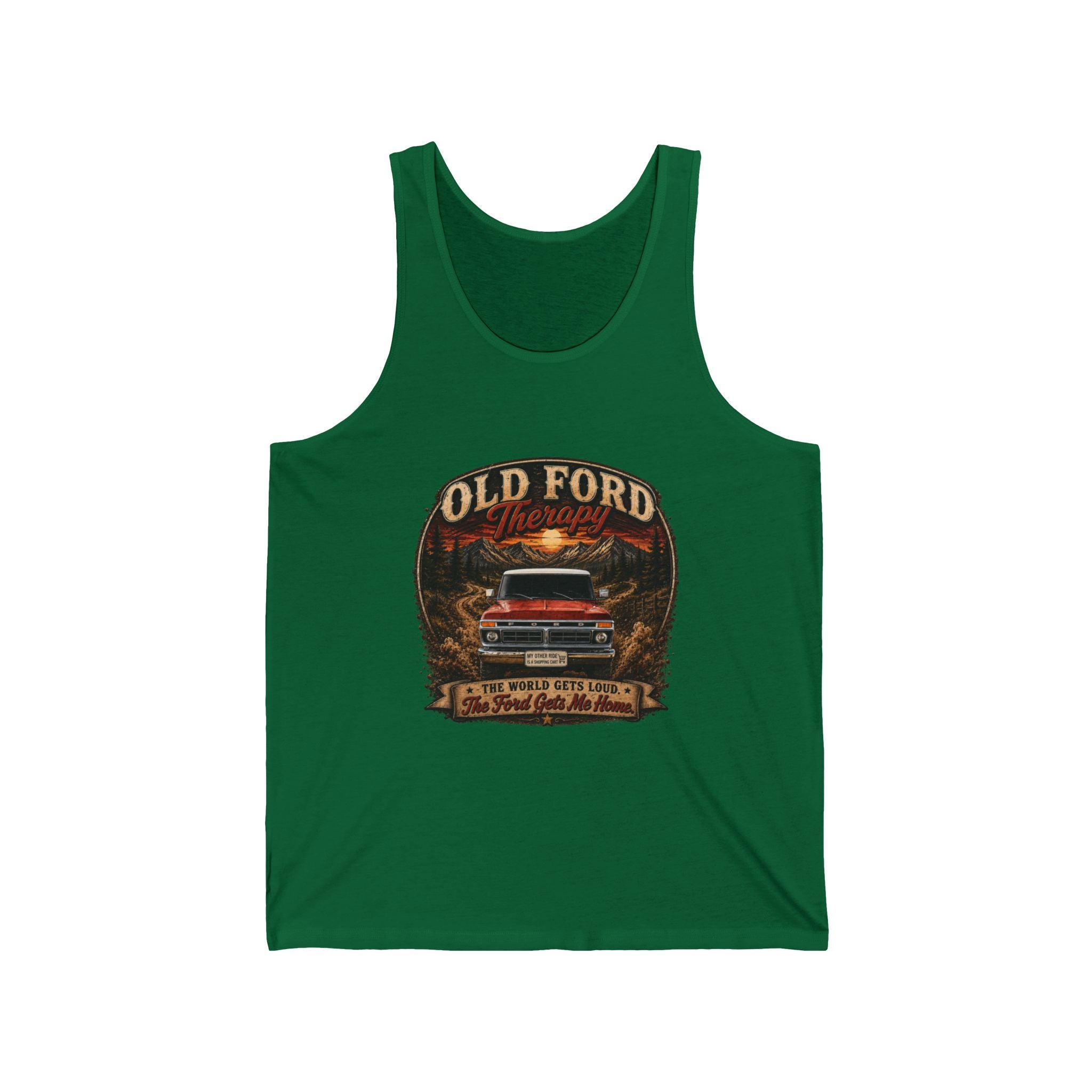 Old Ford Pickup Vintage Tank Top — Retro Truck Graphic Tank